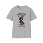 Introverted, Not Lonely Dachshund T-shirt