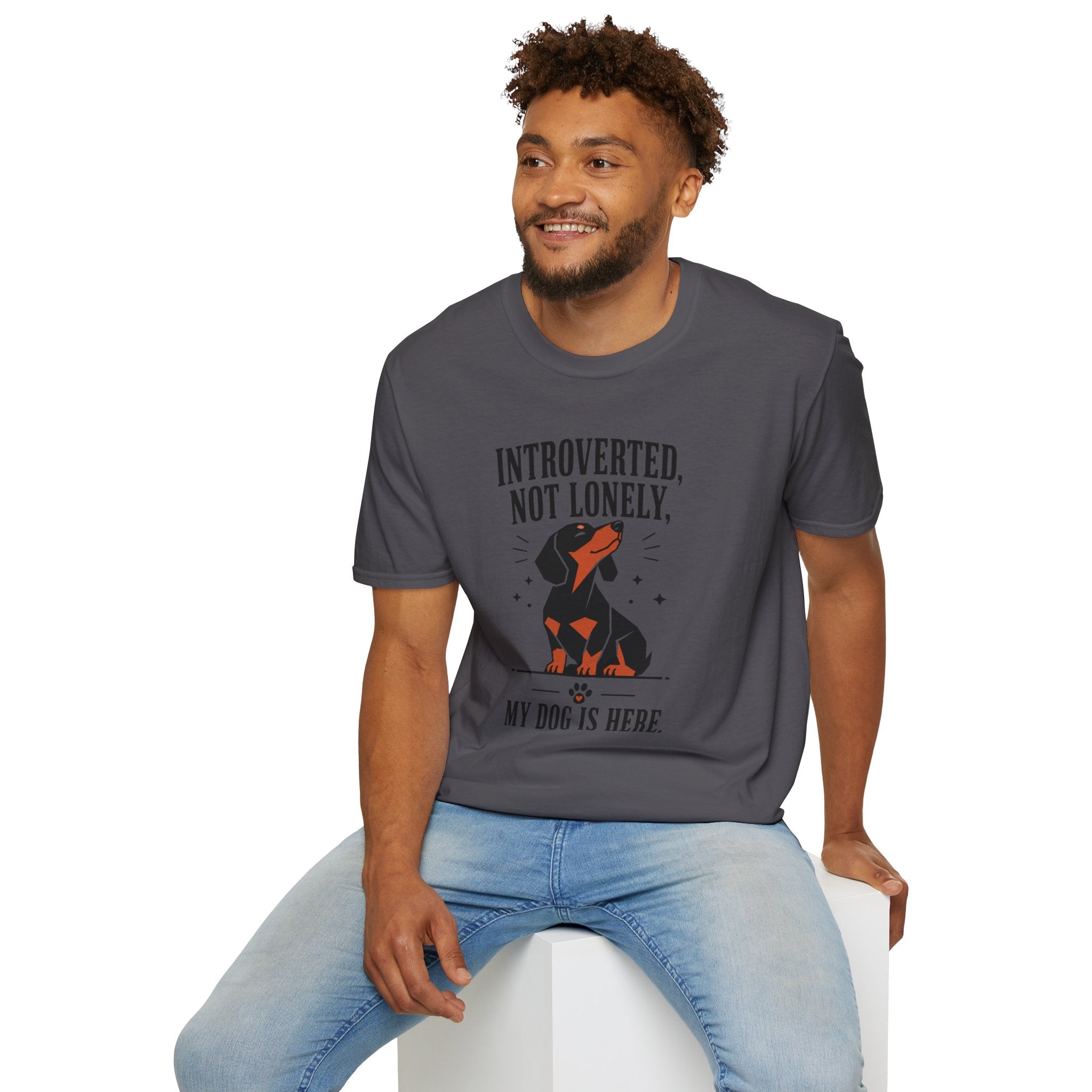 Introverted, Not Lonely Dachshund T-shirt