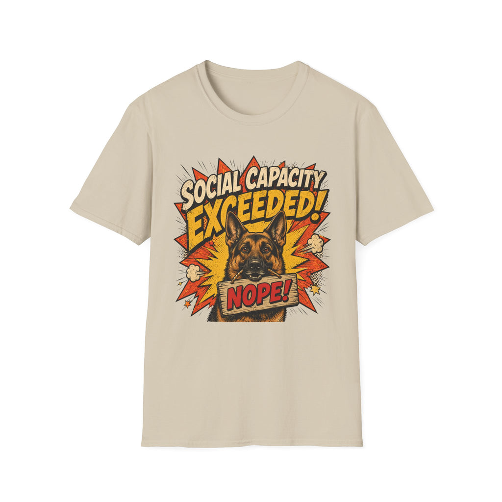 Social Capacity Exceeded T-Shirt