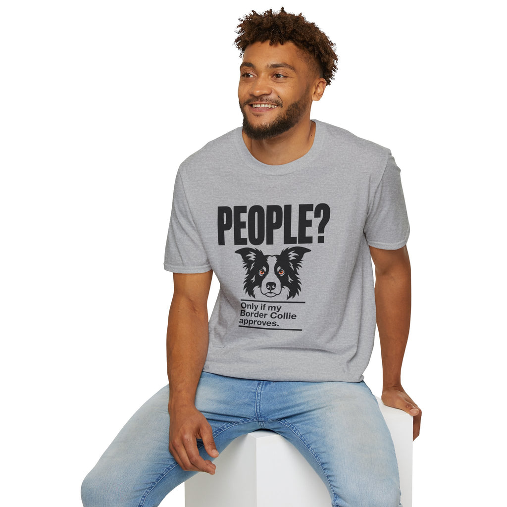 "People?" Border Collie T-shirt