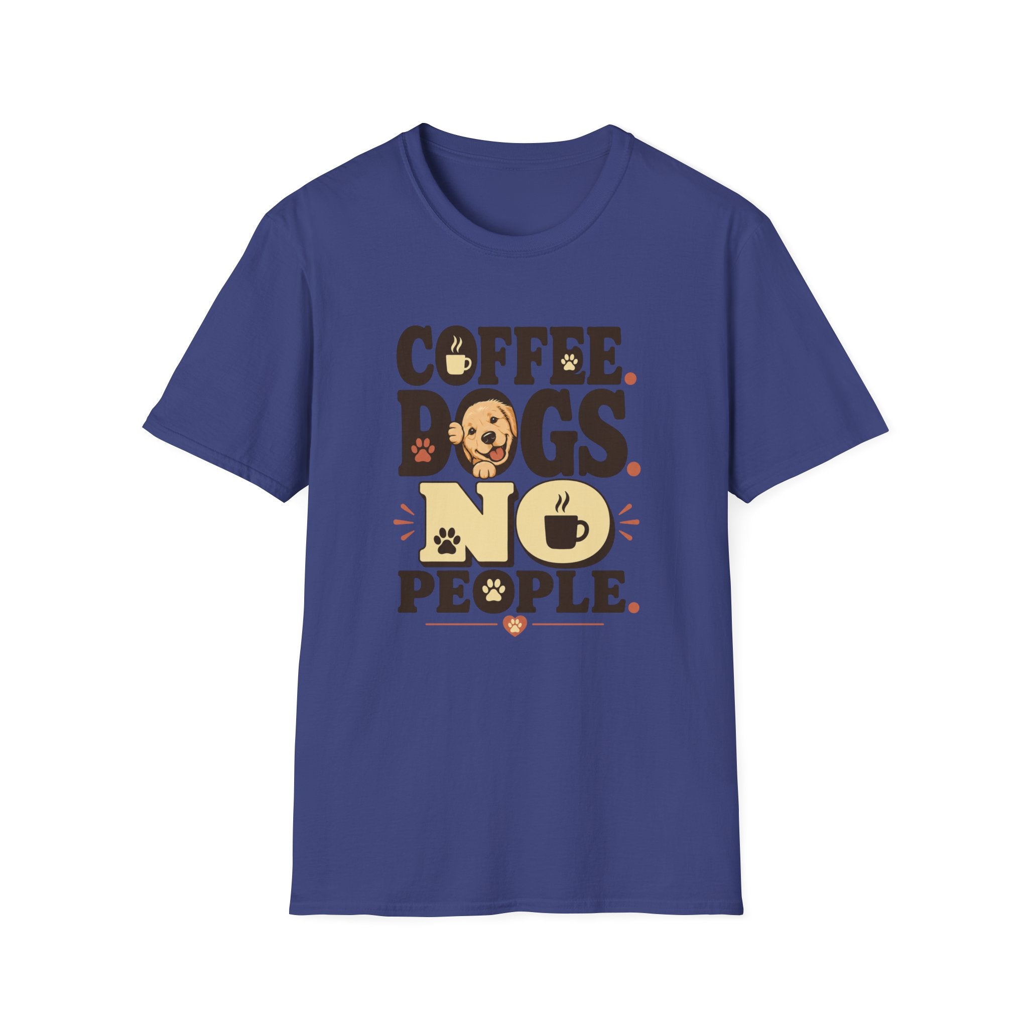 Coffee. Dogs. No People. T-Shirt