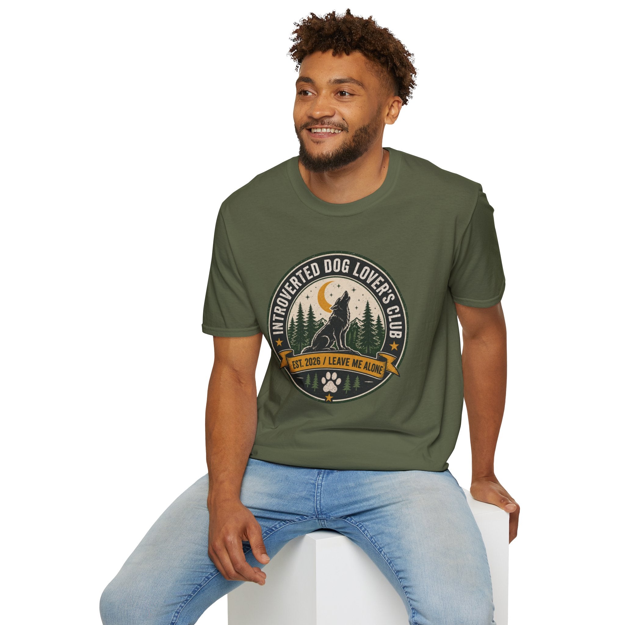 Introverted Dog Lover's Club T-Shirt