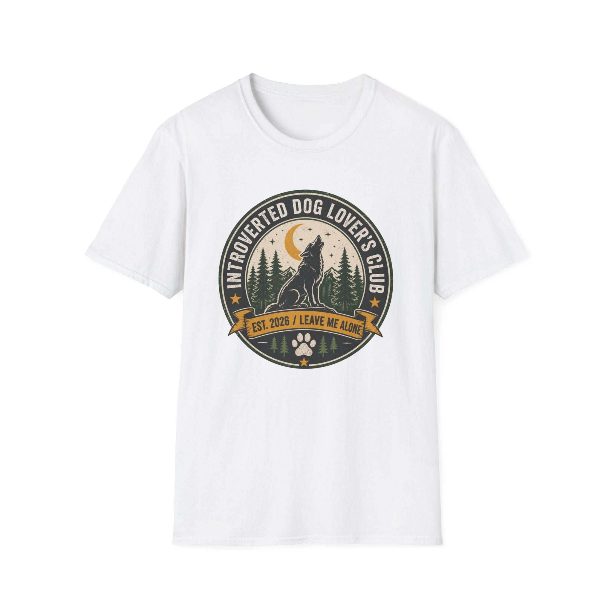 Introverted Dog Lover's Club T-Shirt
