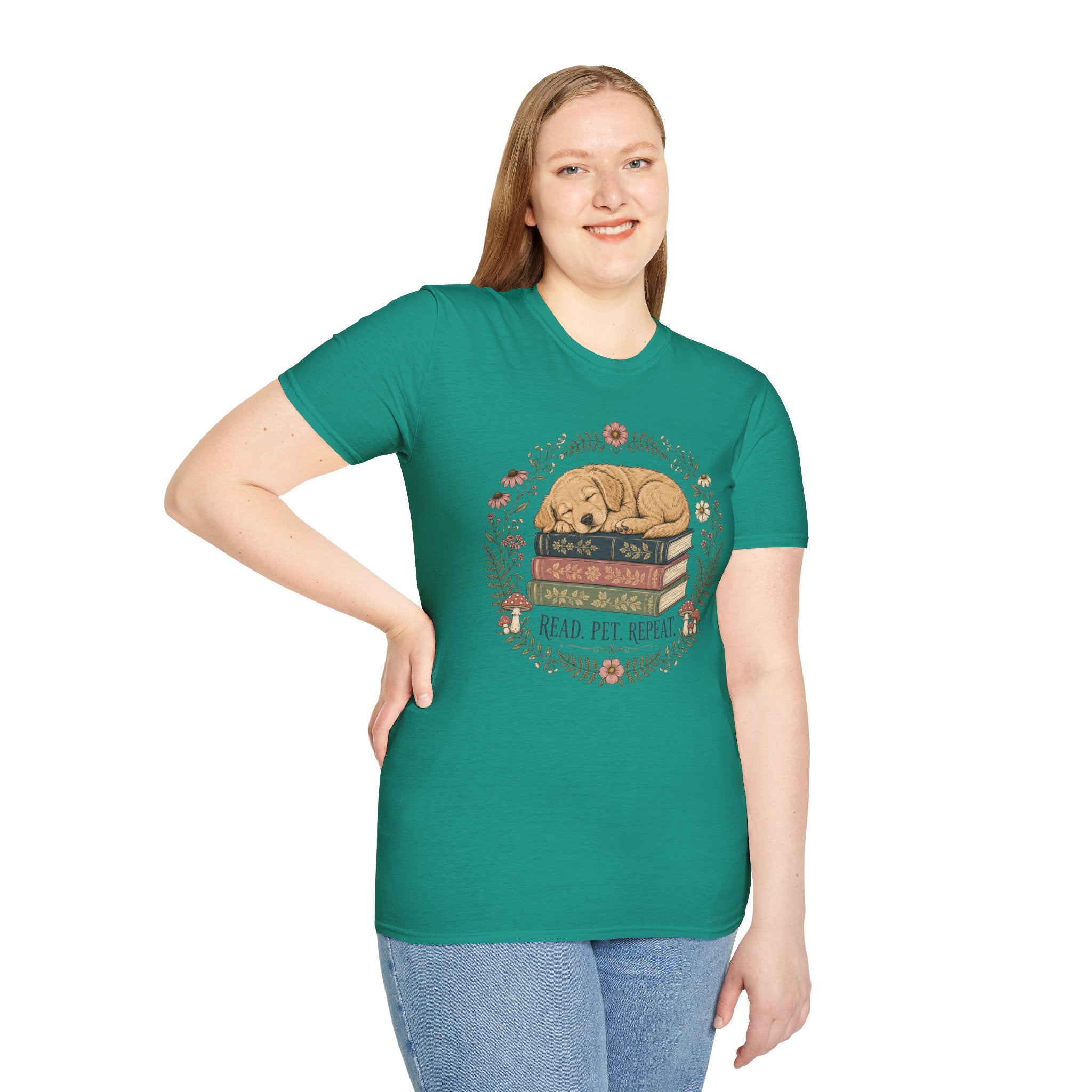 'Read. Pet. Repeat.' T-Shirt