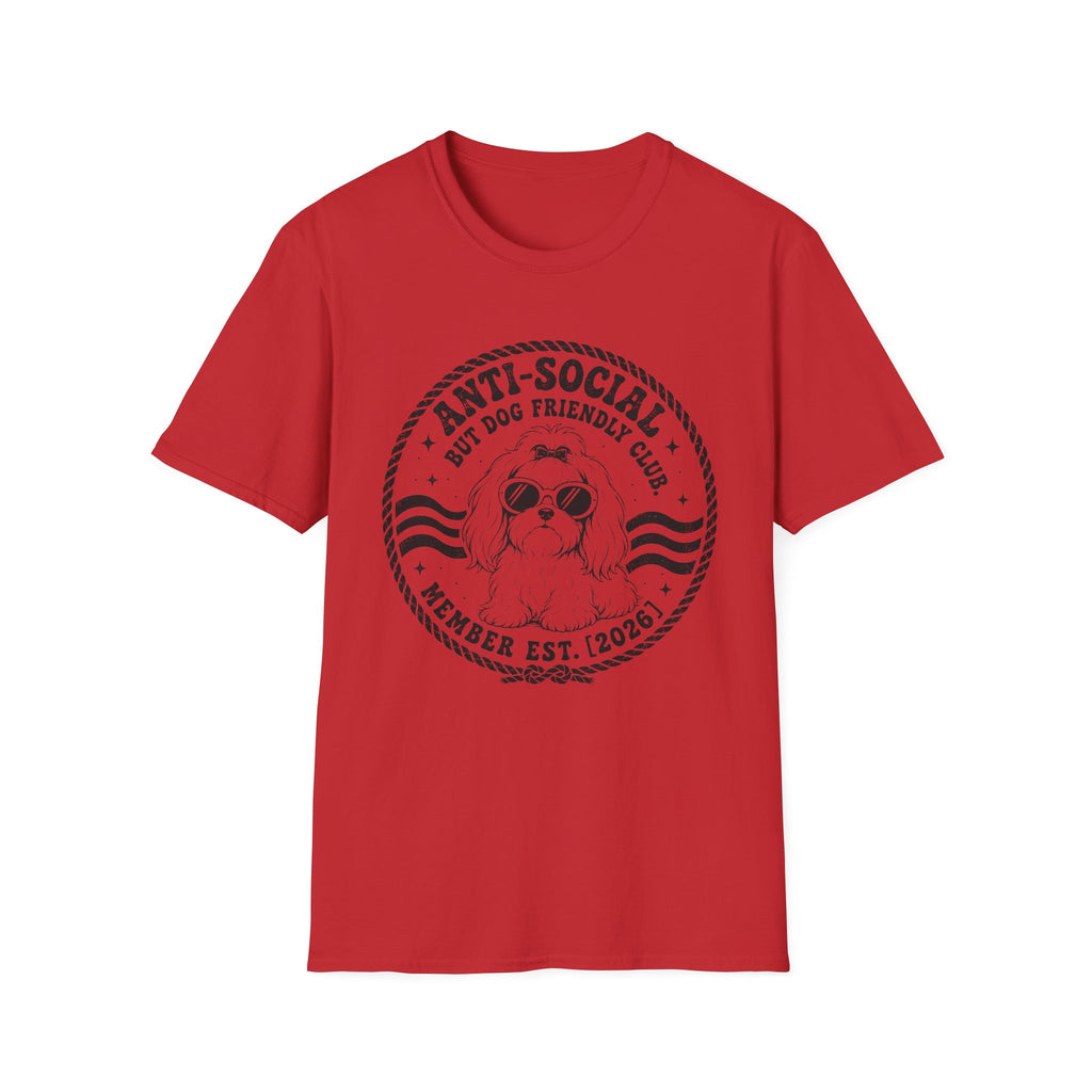 Anti-Social But Dog Friendly T-Shirt