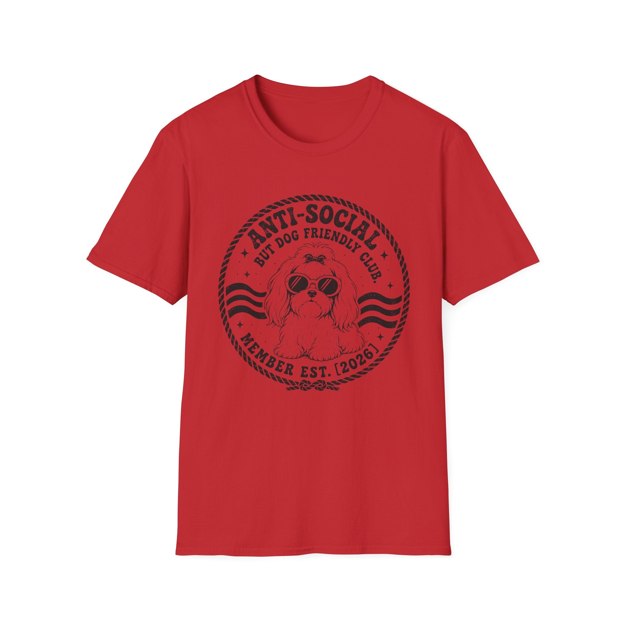 Anti-Social But Dog Friendly T-Shirt