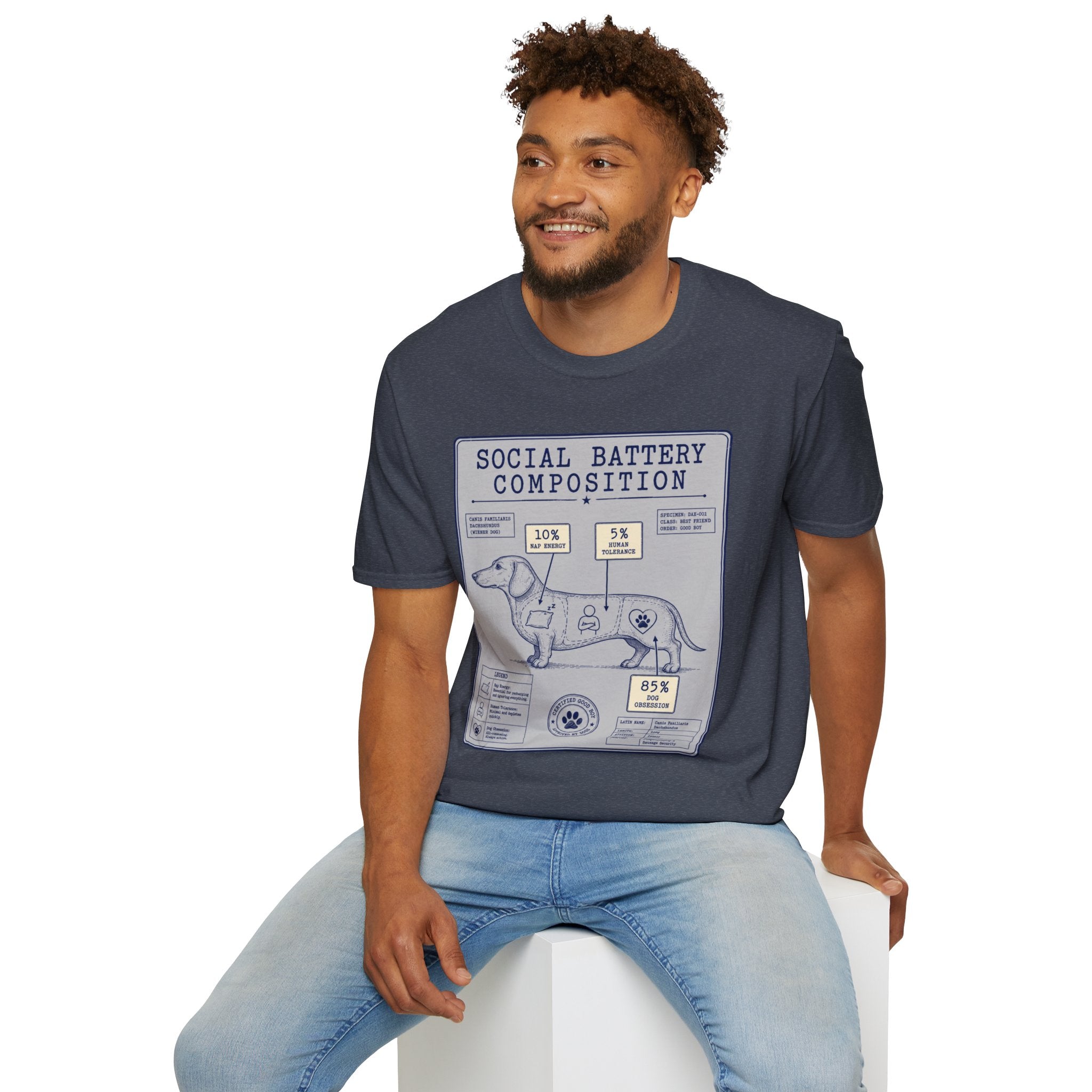Social Battery Composition T-Shirt