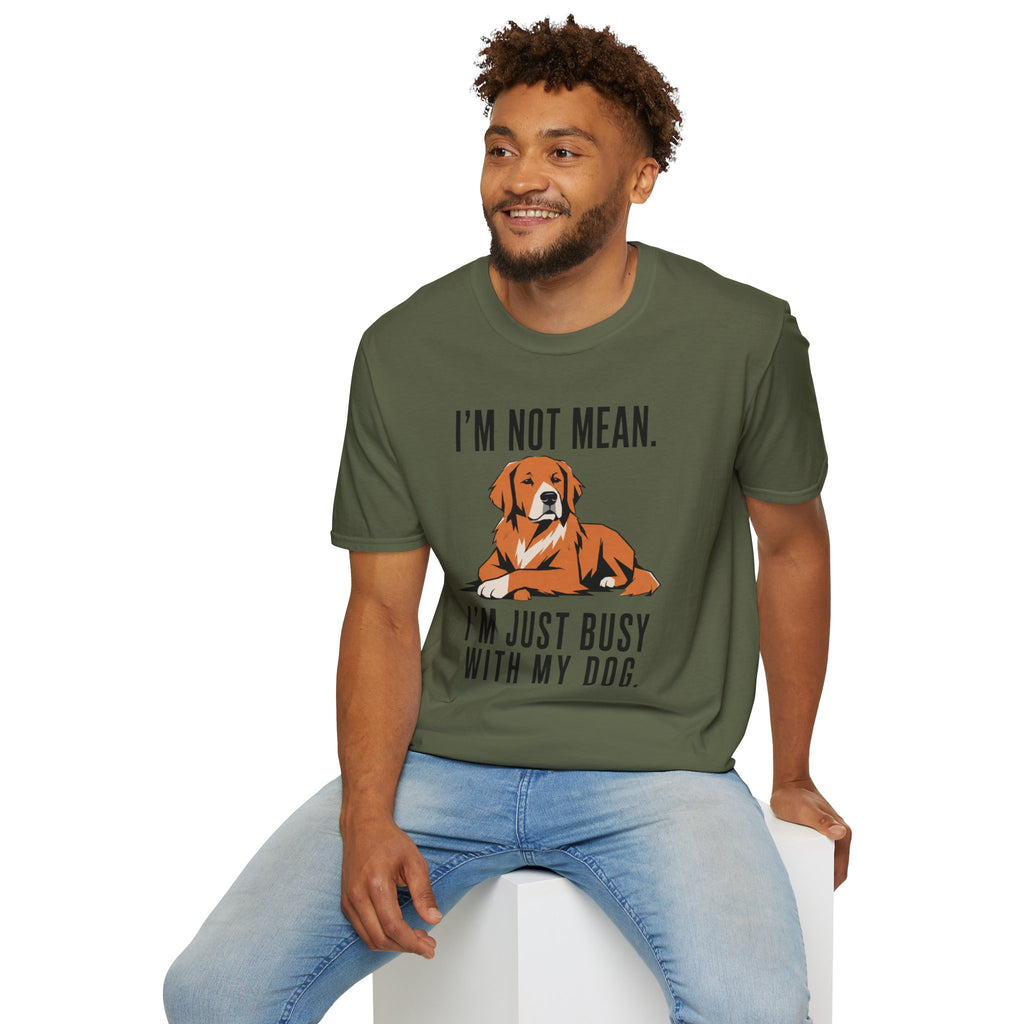 I’m Not Mean. Retriever T‑Shirt