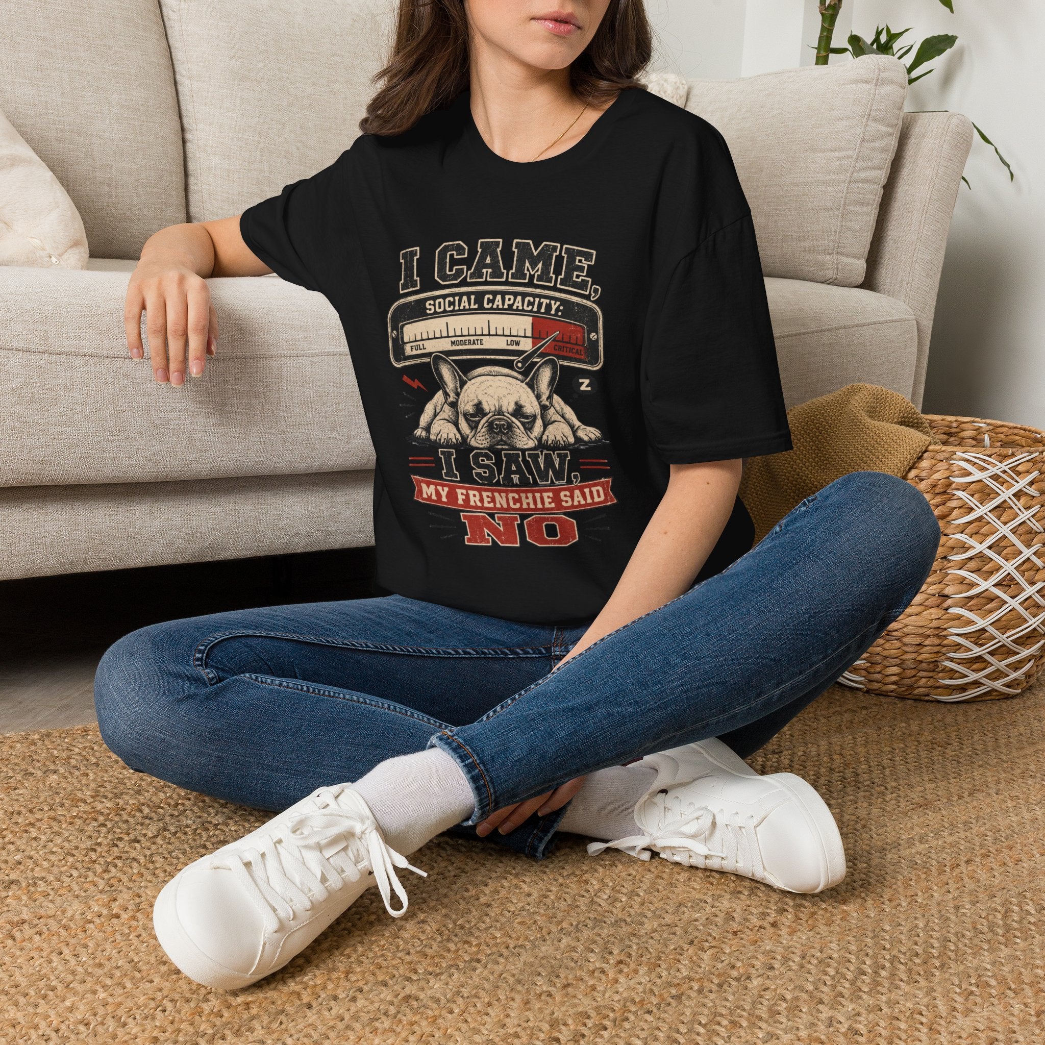 I Came I Saw Frenchie T-Shirt