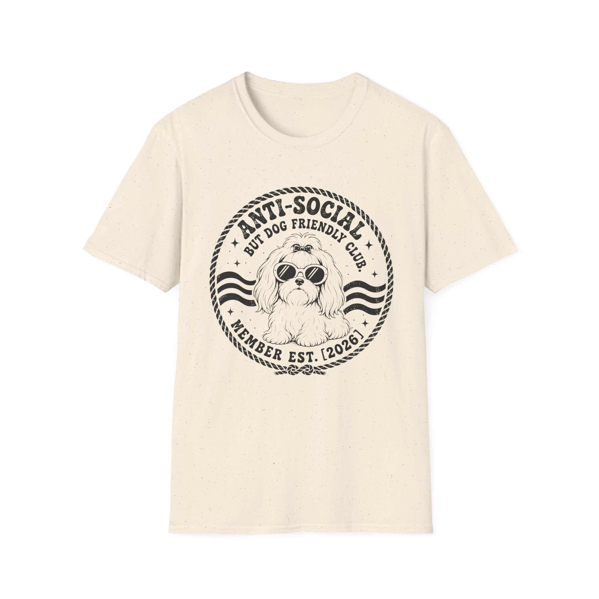 Anti-Social But Dog Friendly T-Shirt