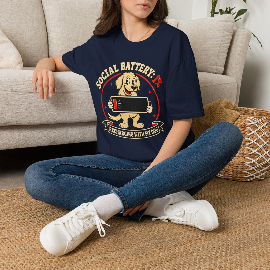 Social Battery 1% T-Shirt