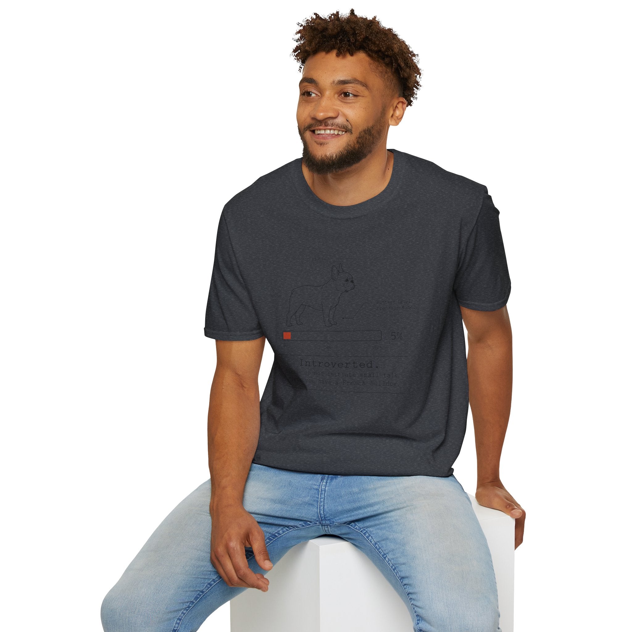 Introverted French Bulldog T-shirt