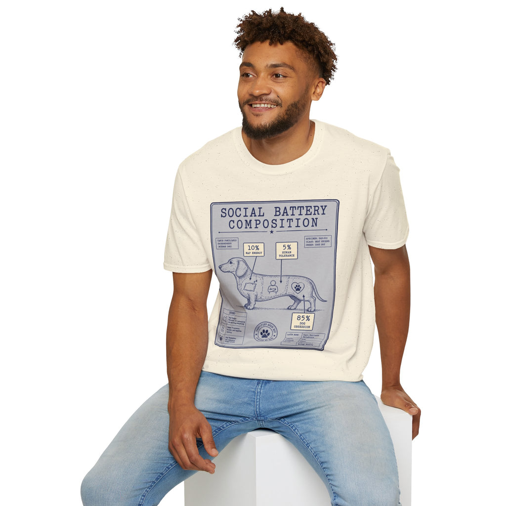 Social Battery Composition T-Shirt