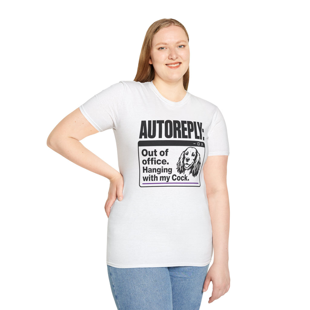 AUTOREPLY: Cock. T-shirt