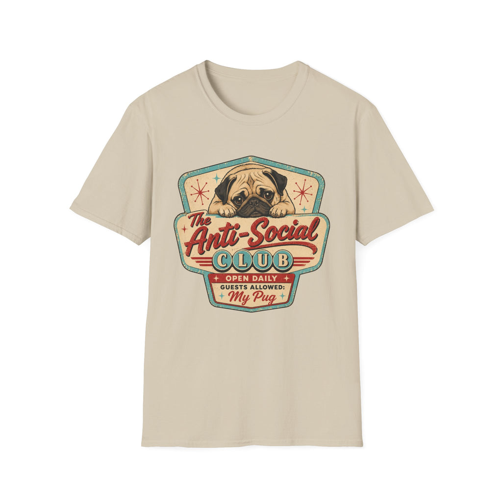 Anti-Social Club Pug T-Shirt