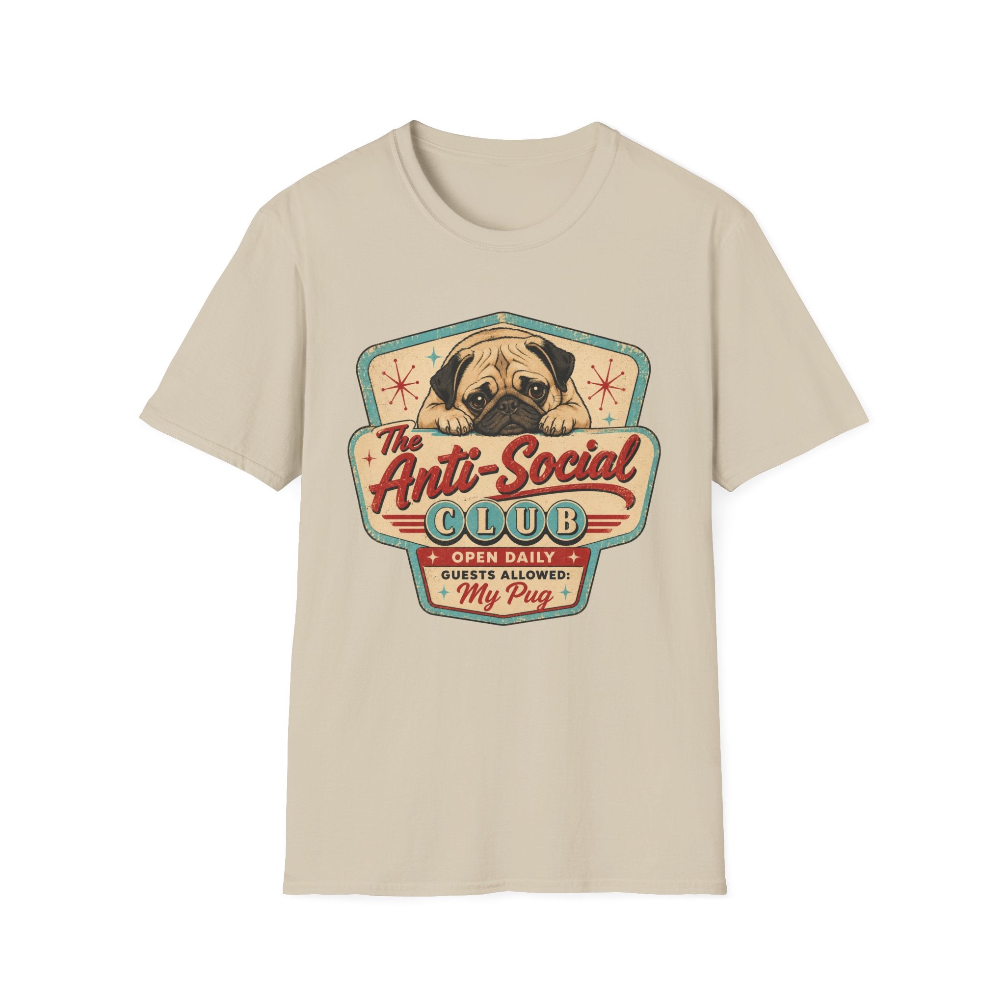 Anti-Social Club Pug T-Shirt