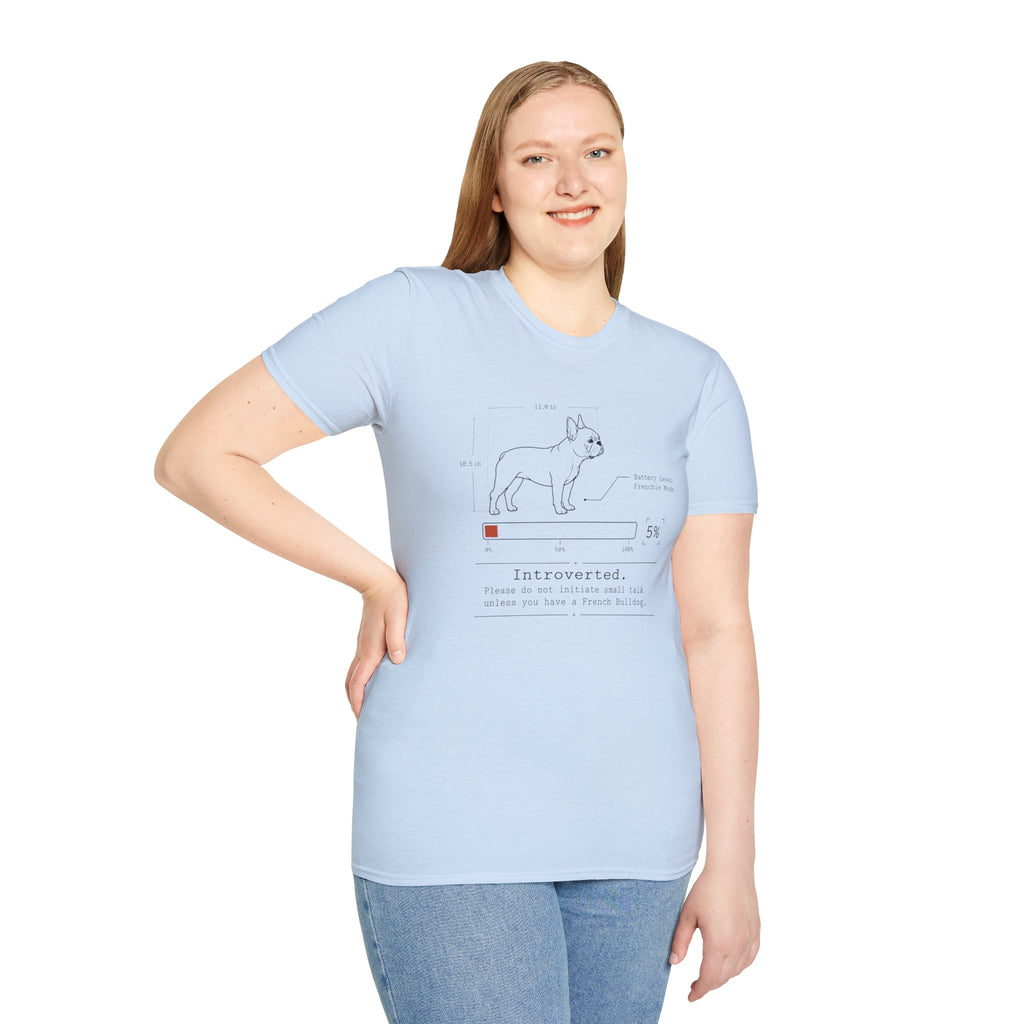 Introverted French Bulldog T-shirt