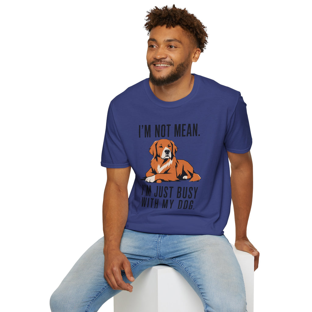 I’m Not Mean. Retriever T‑Shirt