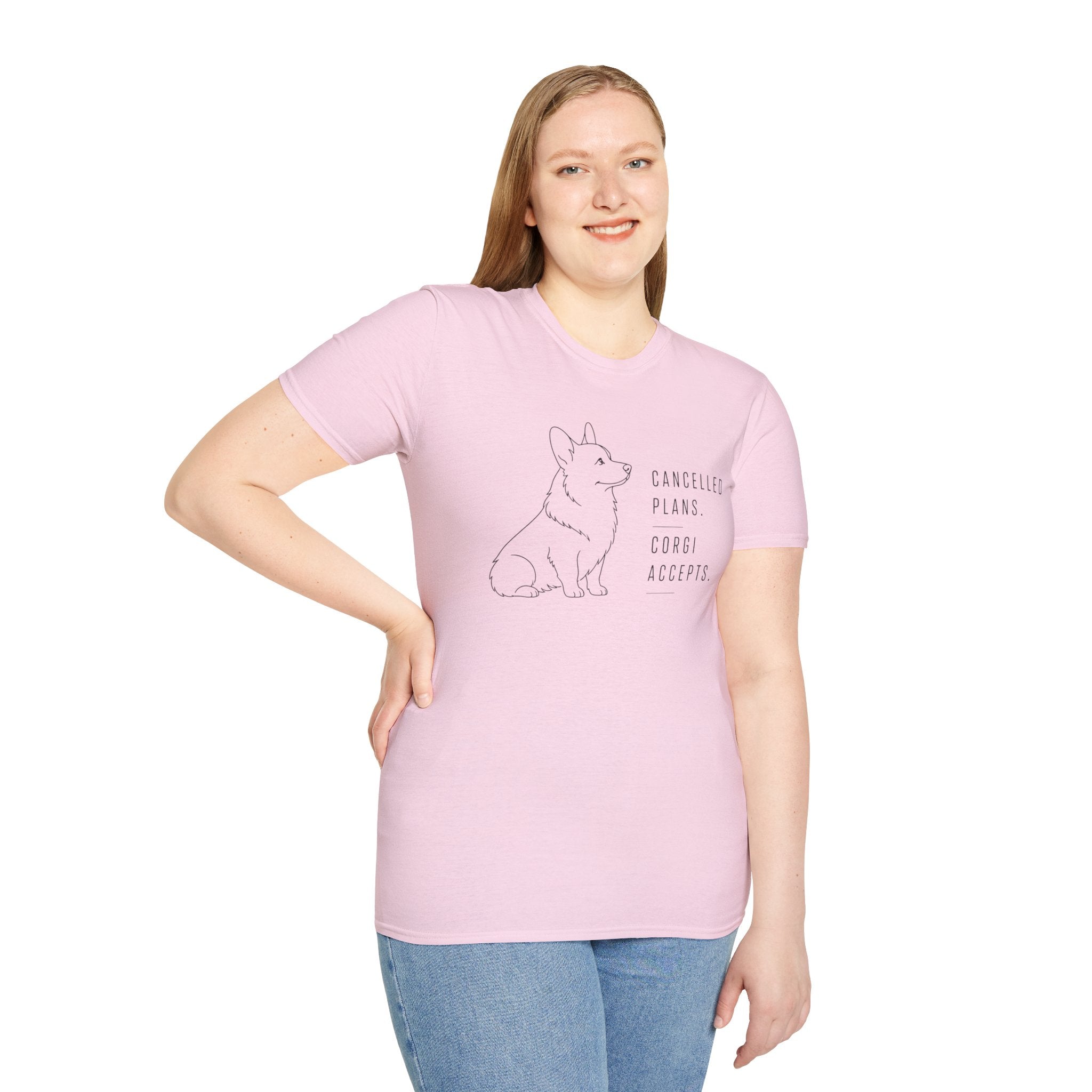 "Cancelled Plans. Corgi Accepts." T-shirt