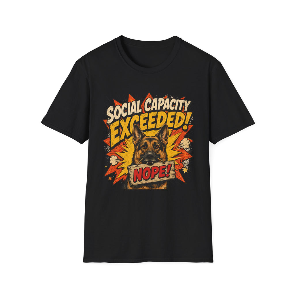 Social Capacity Exceeded T-Shirt