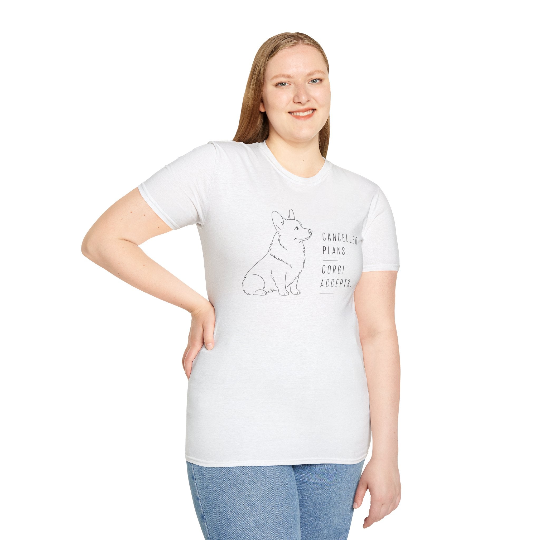 "Cancelled Plans. Corgi Accepts." T-shirt