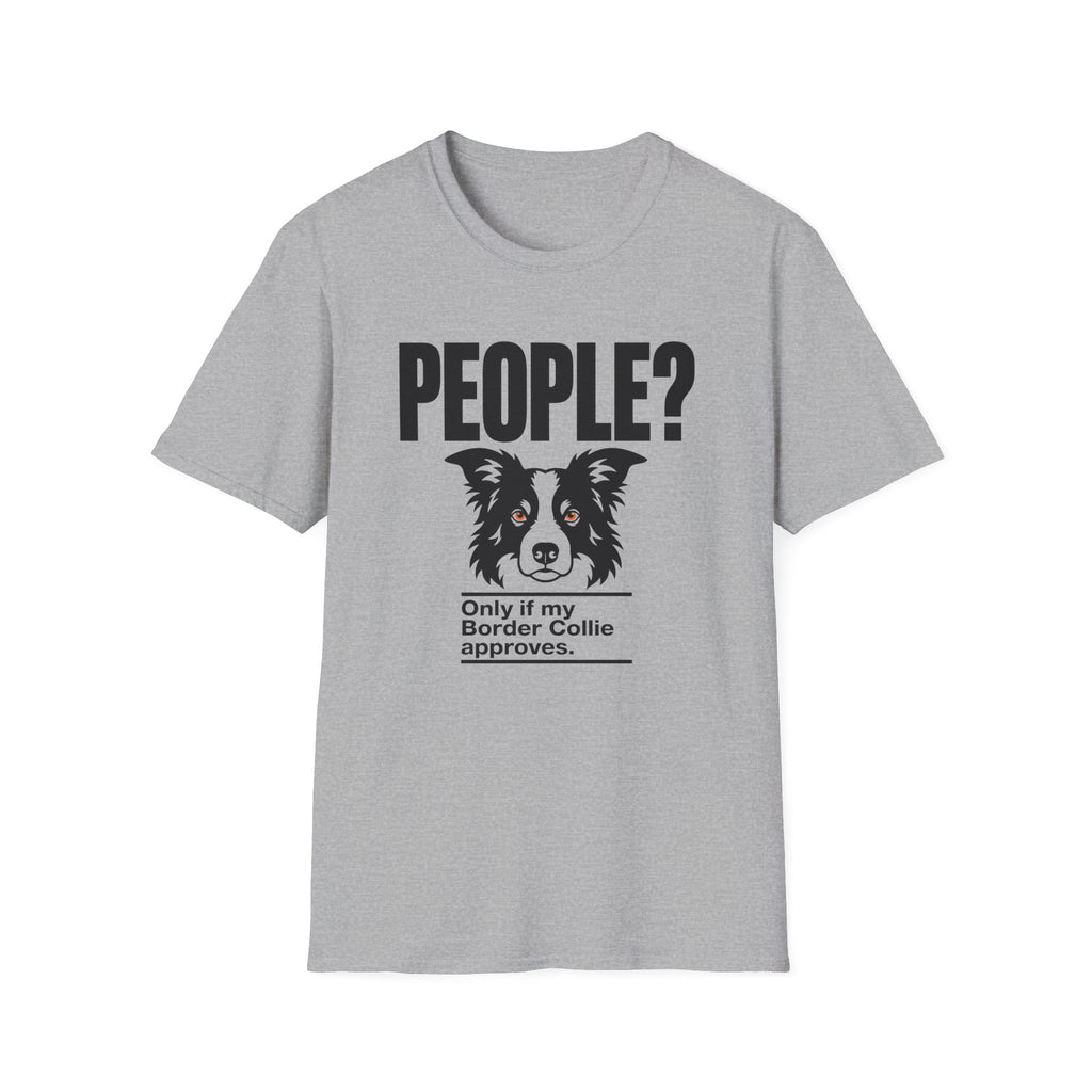 "People?" Border Collie T-shirt