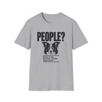 "People?" Border Collie T-shirt