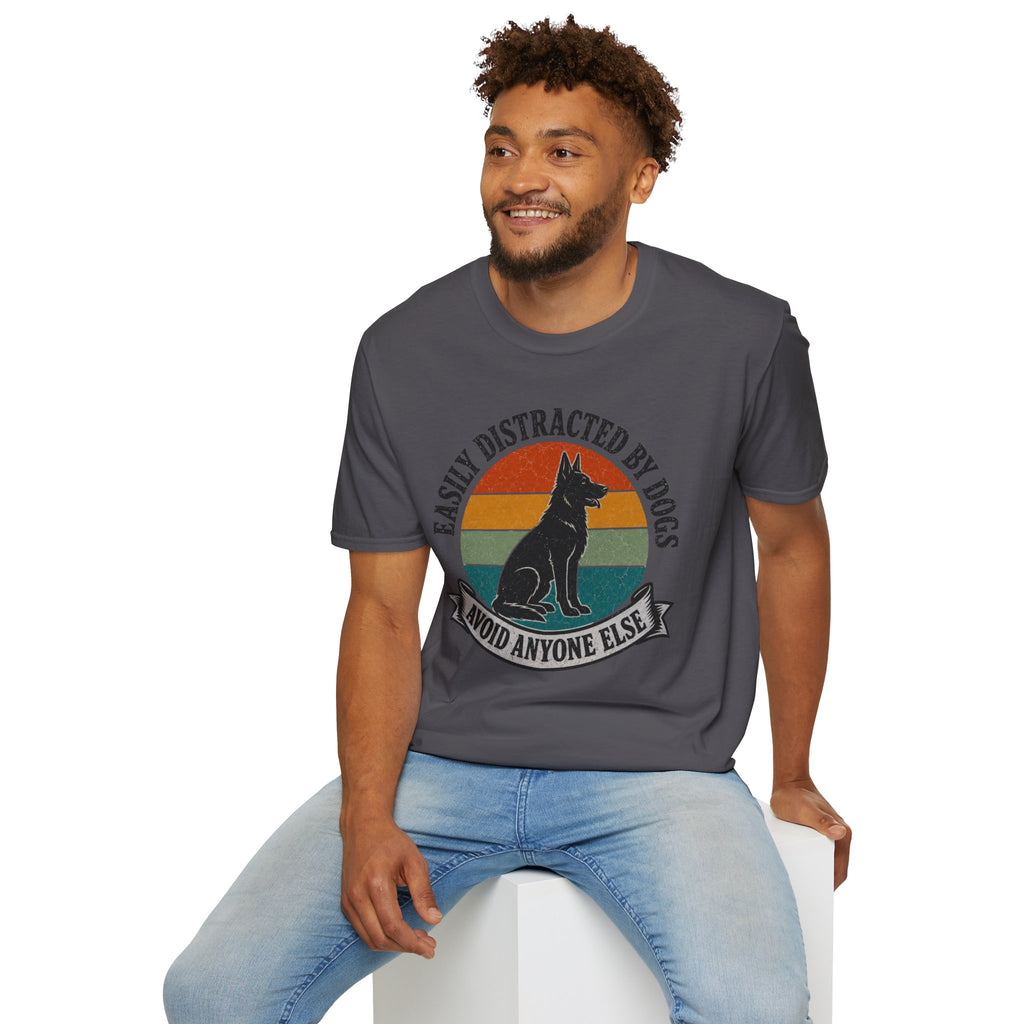 Easily Distracted By Dogs T-Shirt