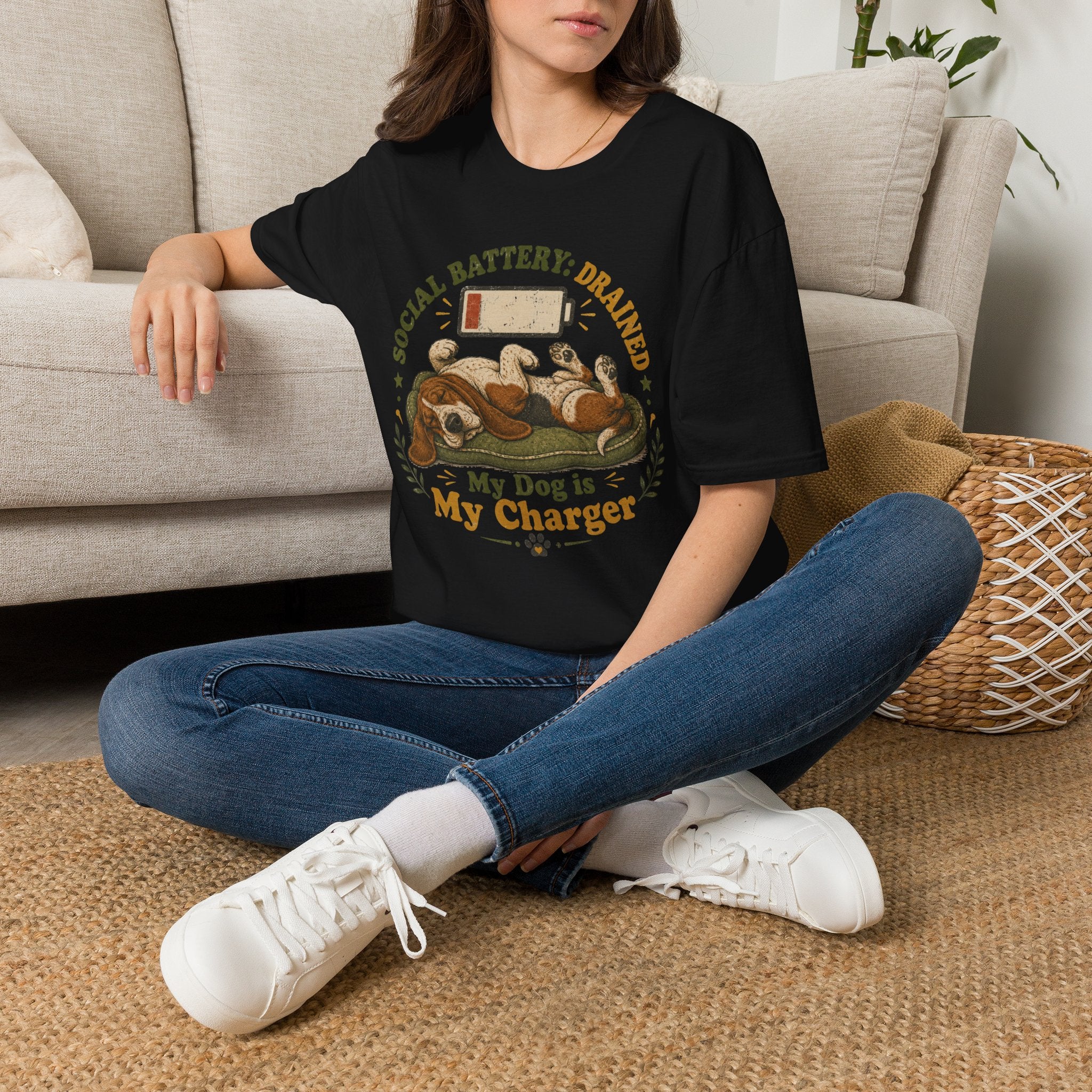 Social Battery Drained T‑Shirt