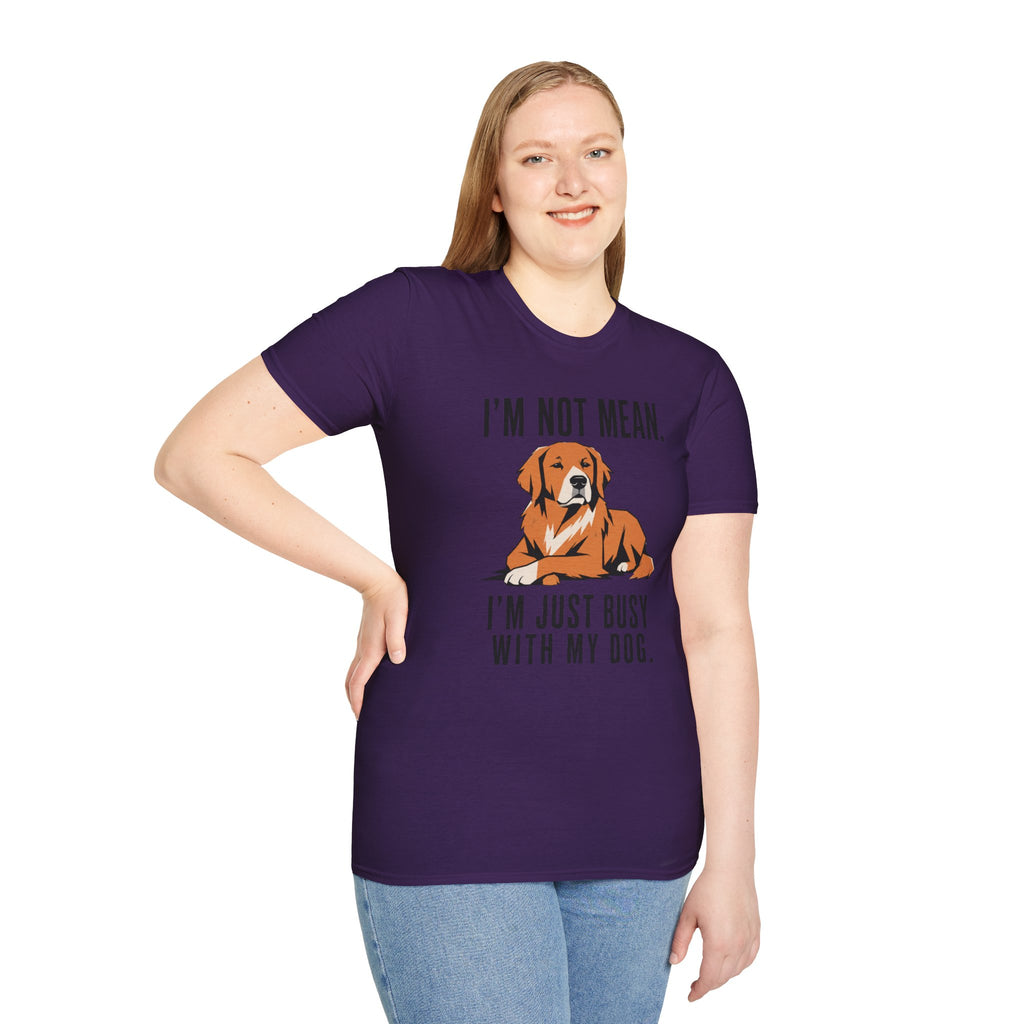 I’m Not Mean. Retriever T‑Shirt