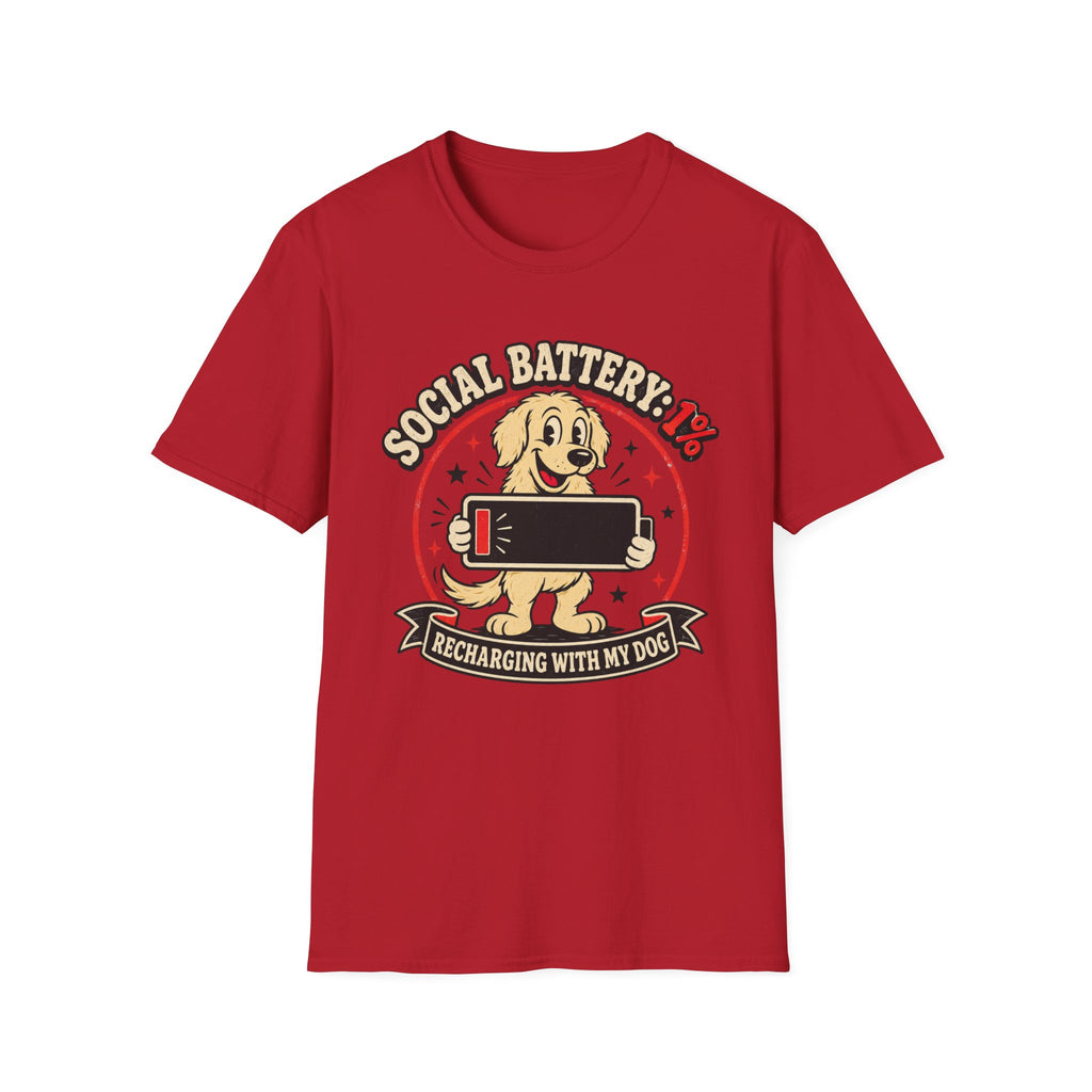 Social Battery 1% T-Shirt