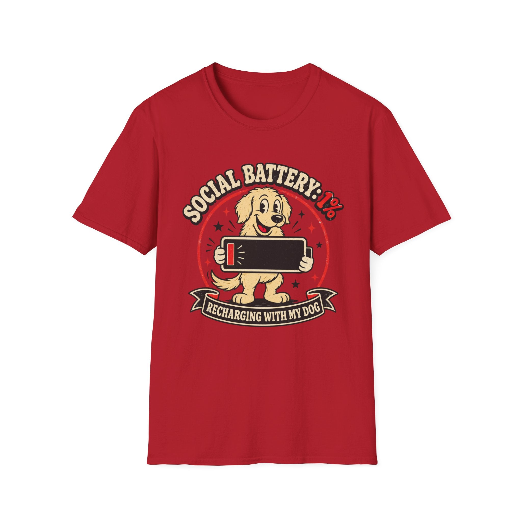 Social Battery 1% T-Shirt