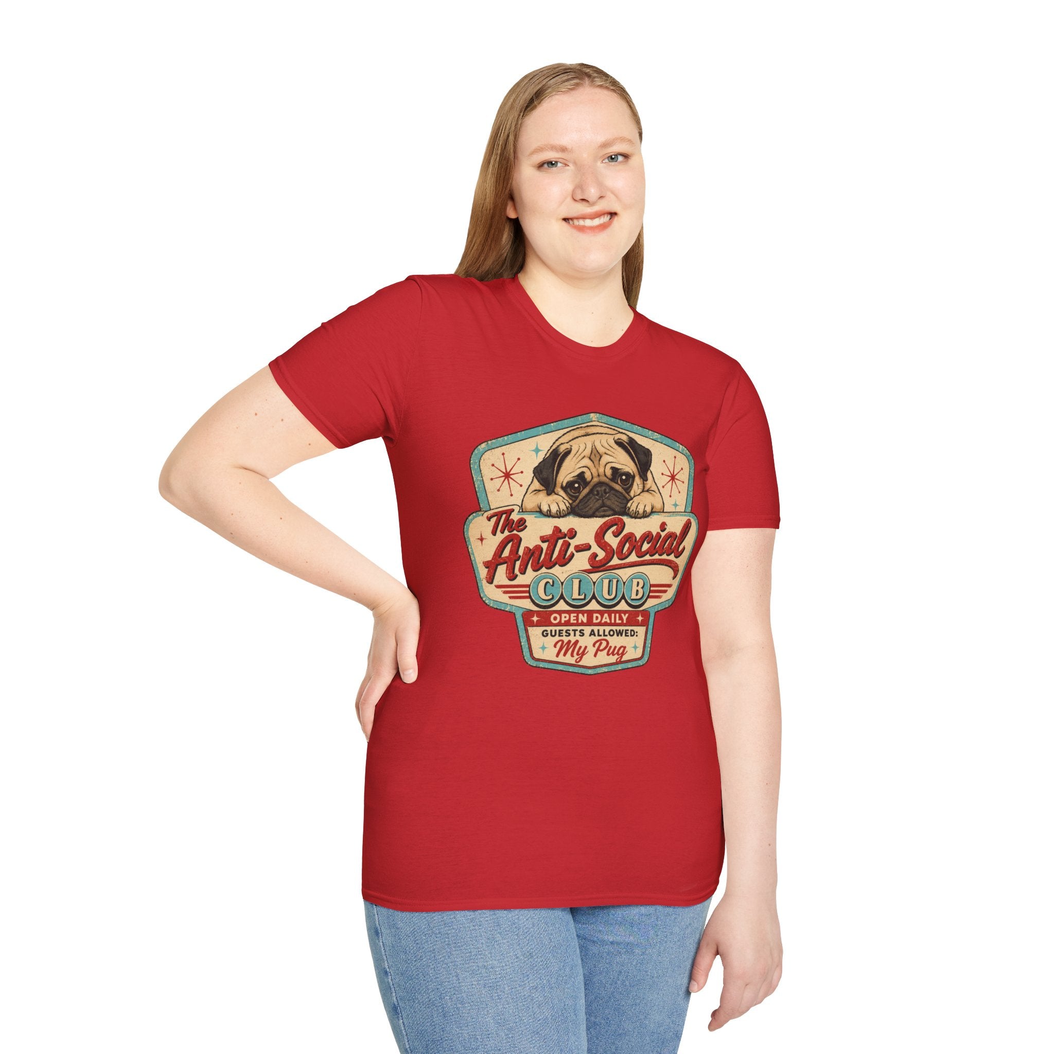 Anti-Social Club Pug T-Shirt