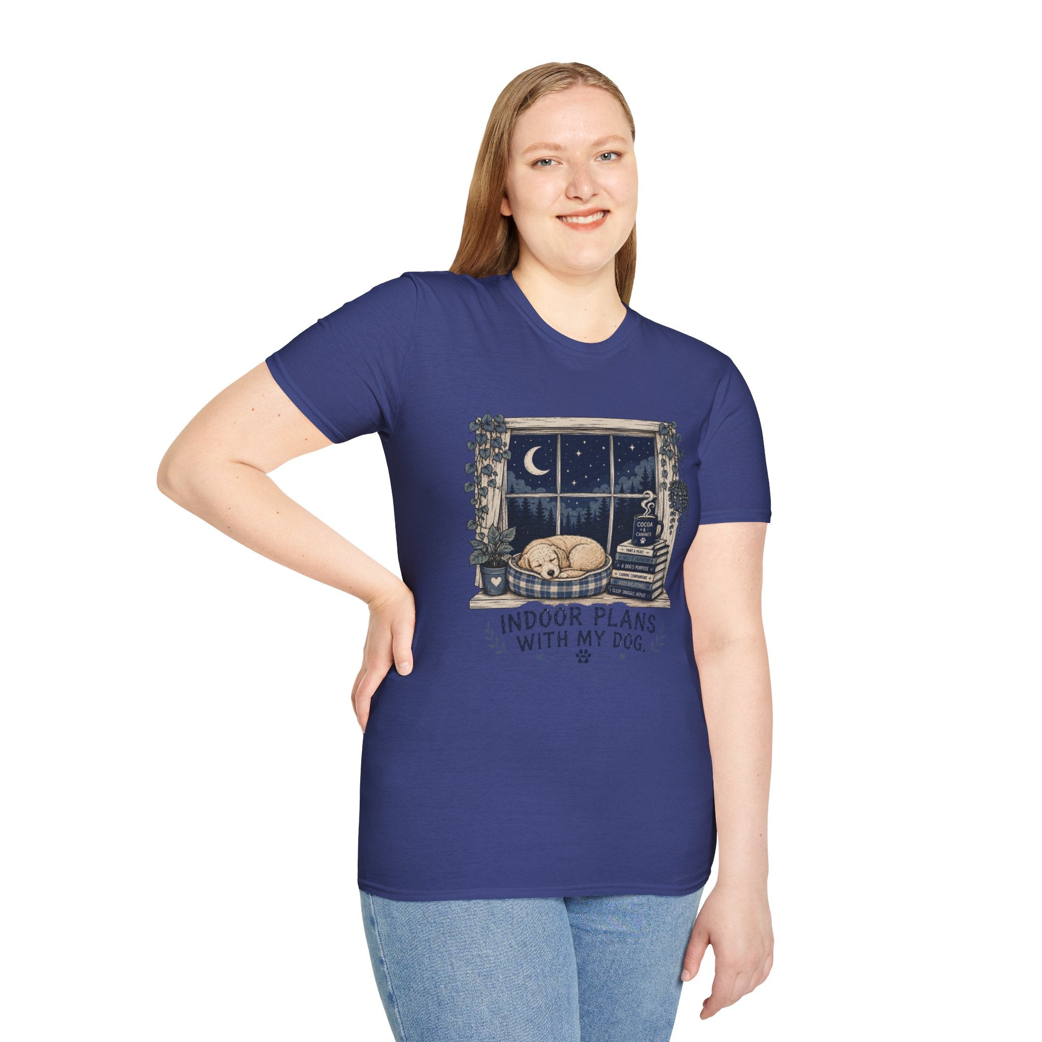 Indoor Plans With My Dog T-Shirt