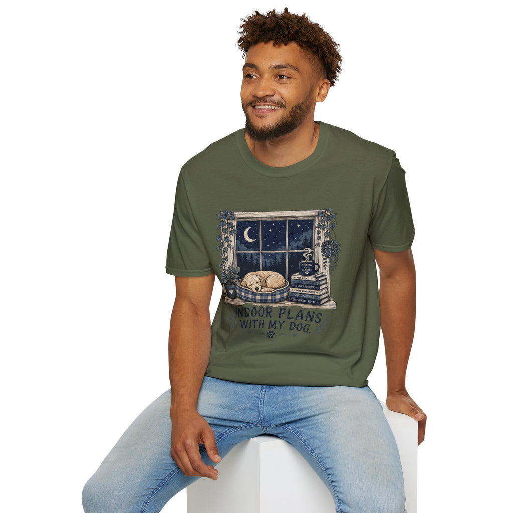 Indoor Plans With My Dog T-Shirt