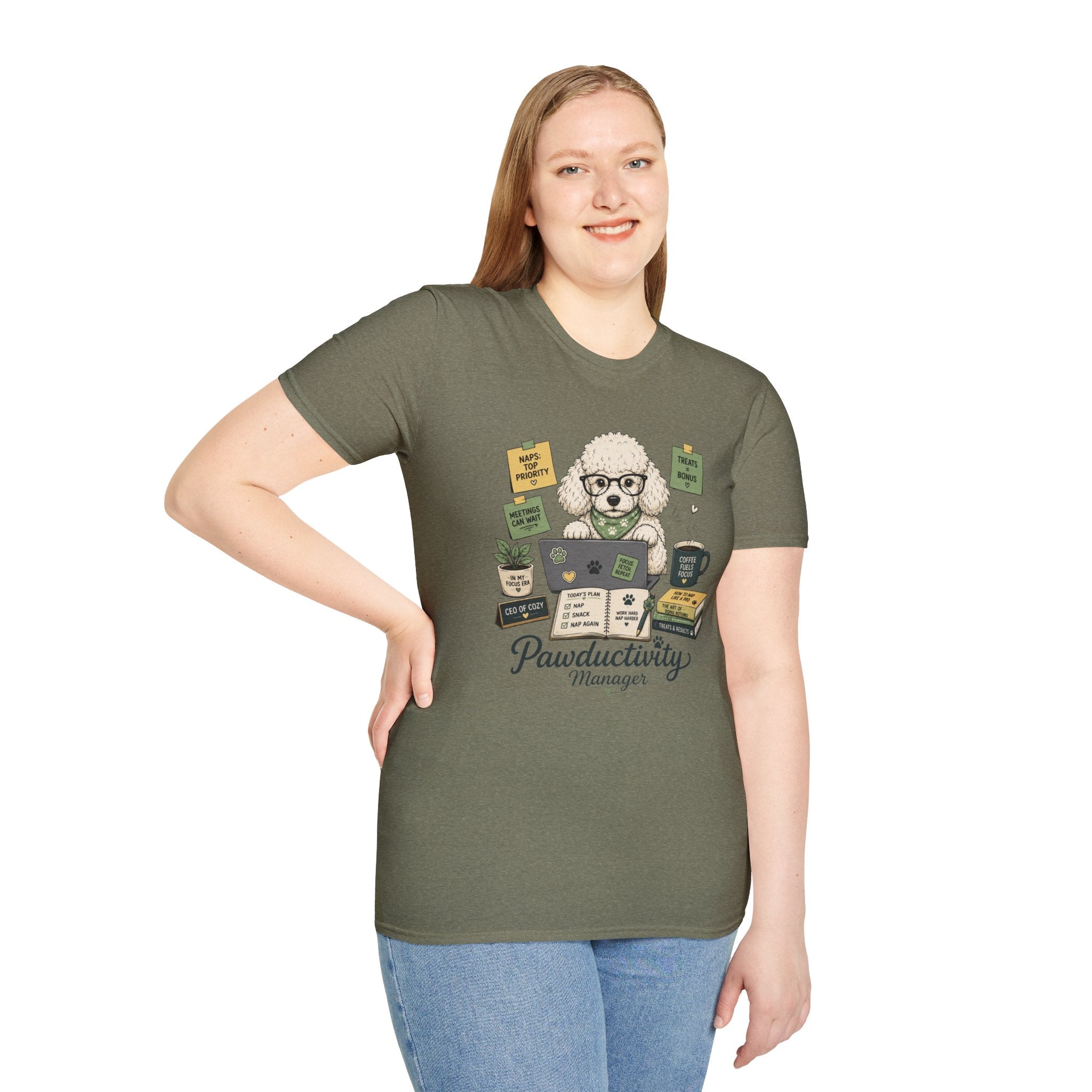 Pawdcutivity Poodle T-Shirt