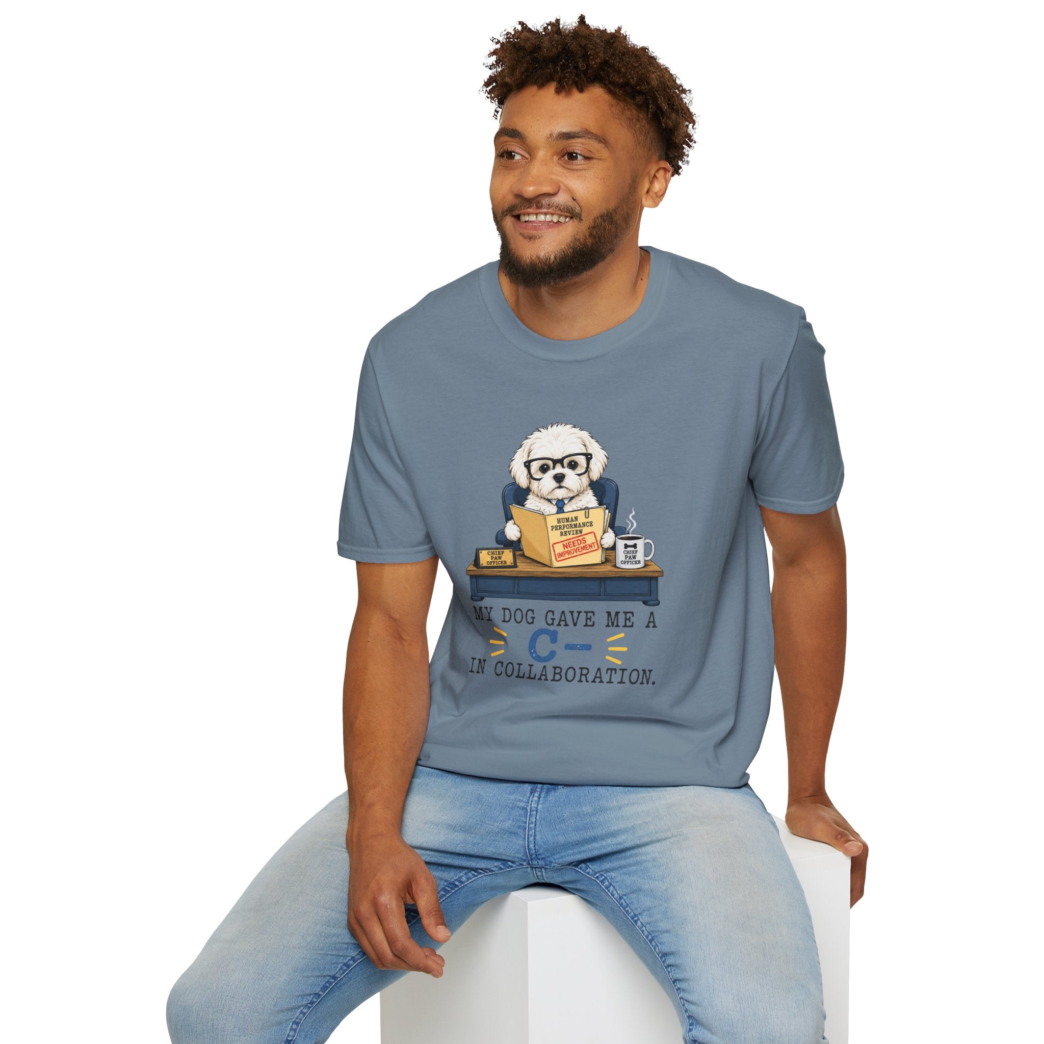 My Dog Gave Me a C in Collaboration” T-shirt