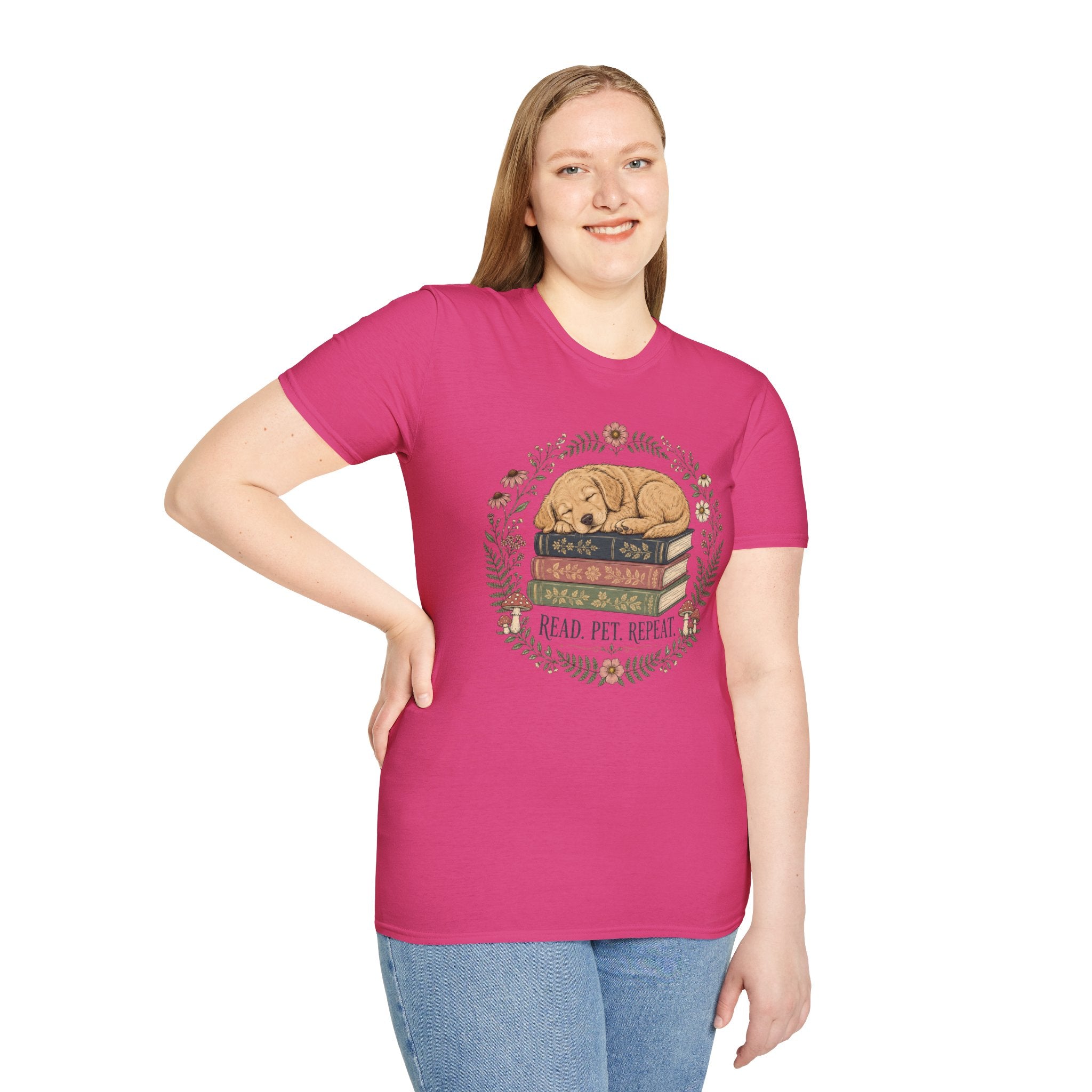 'Read. Pet. Repeat.' T-Shirt