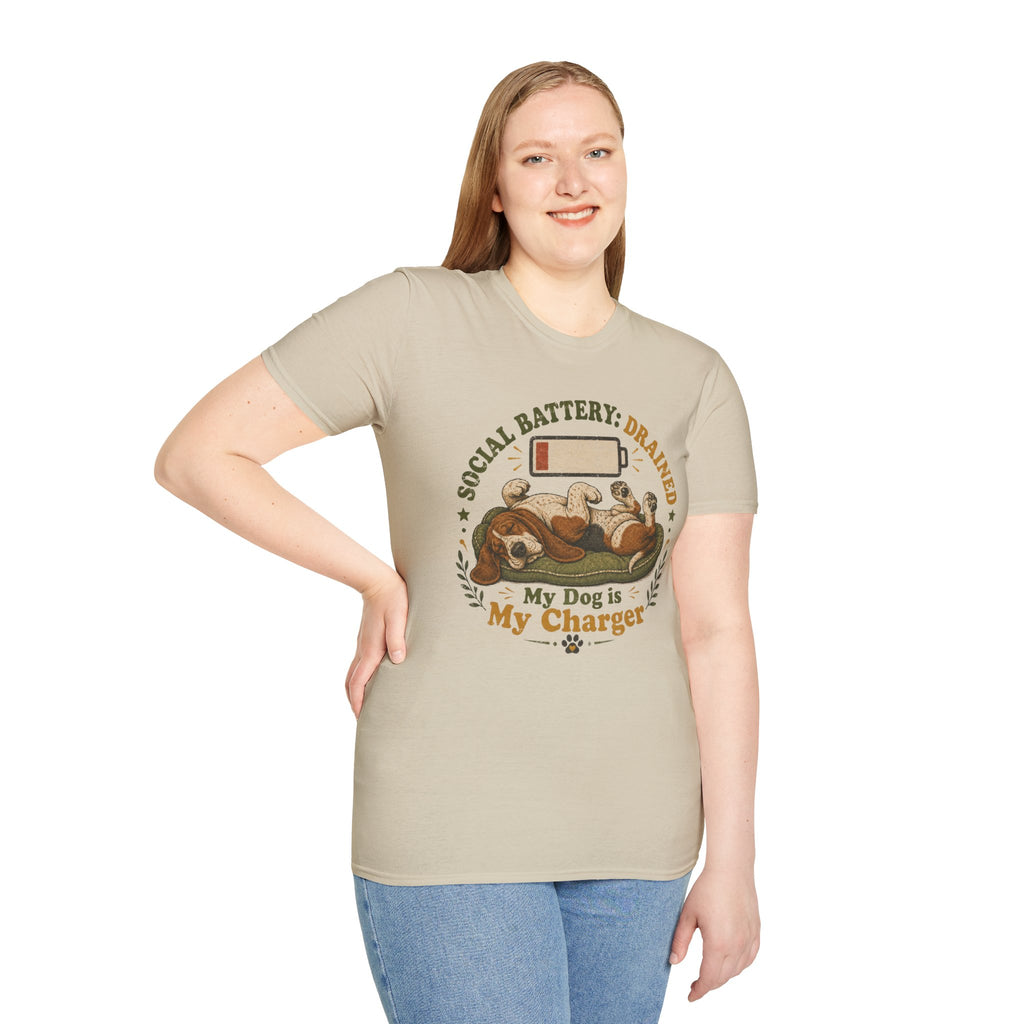 Social Battery Drained T‑Shirt