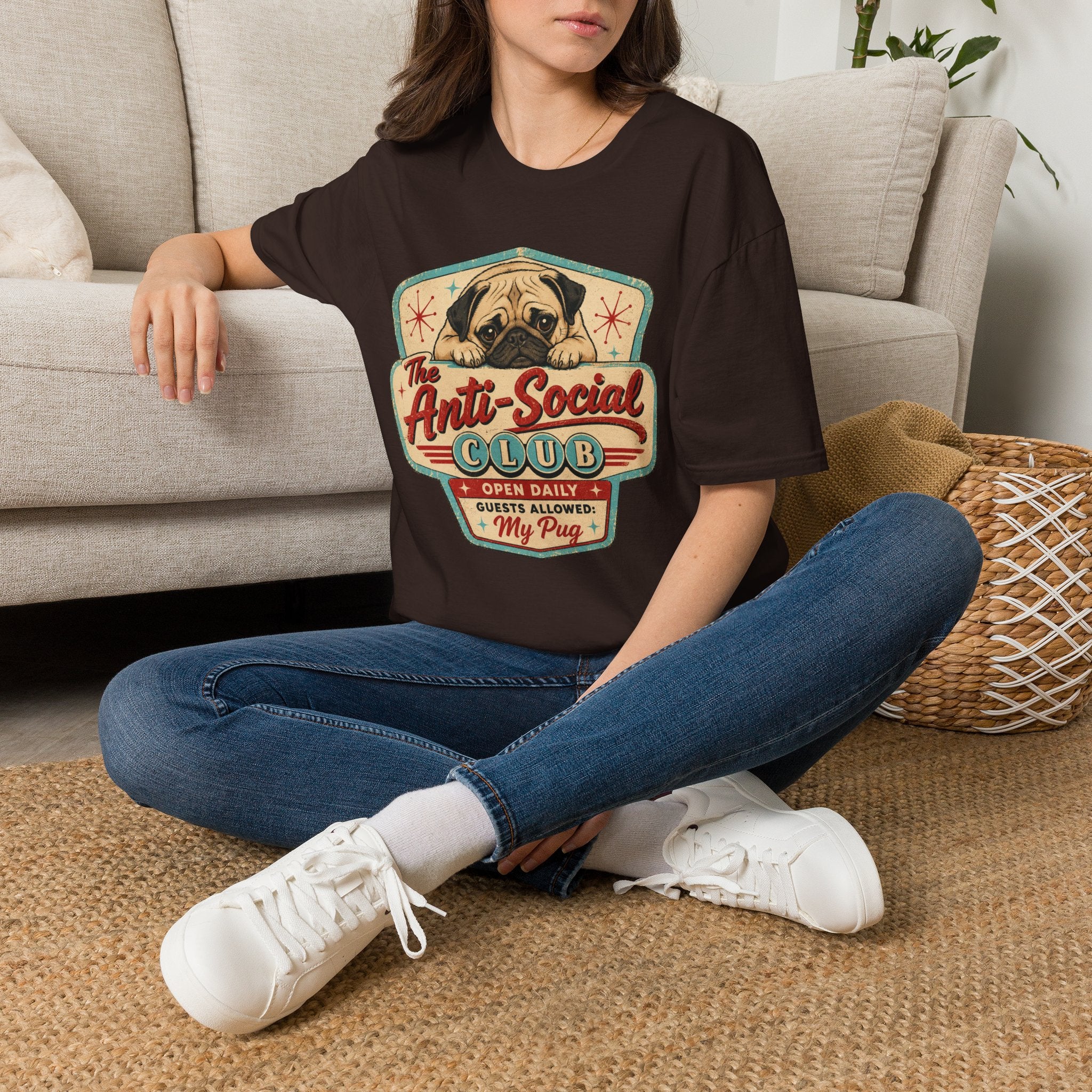 Anti-Social Club Pug T-Shirt