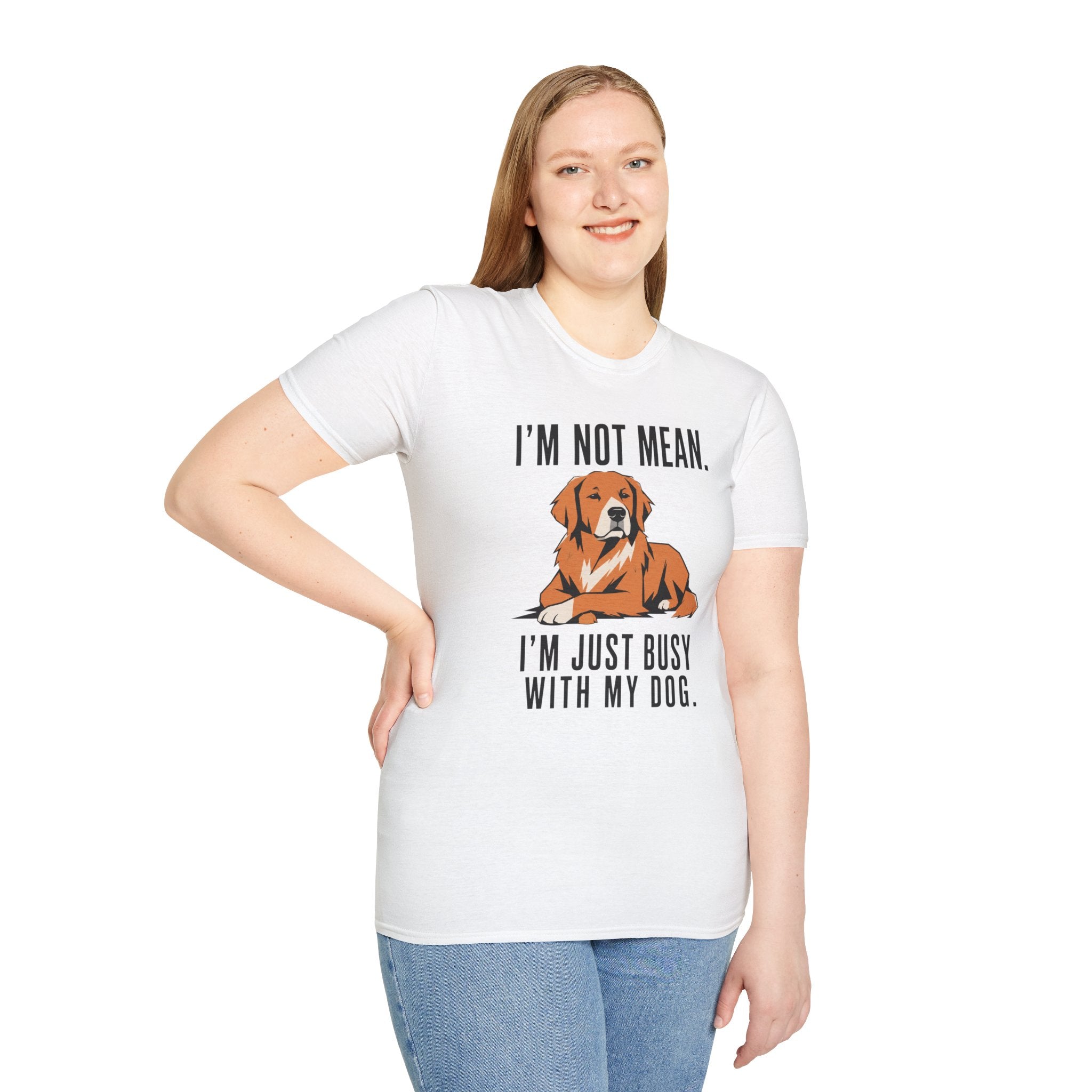 I’m Not Mean. Retriever T‑Shirt