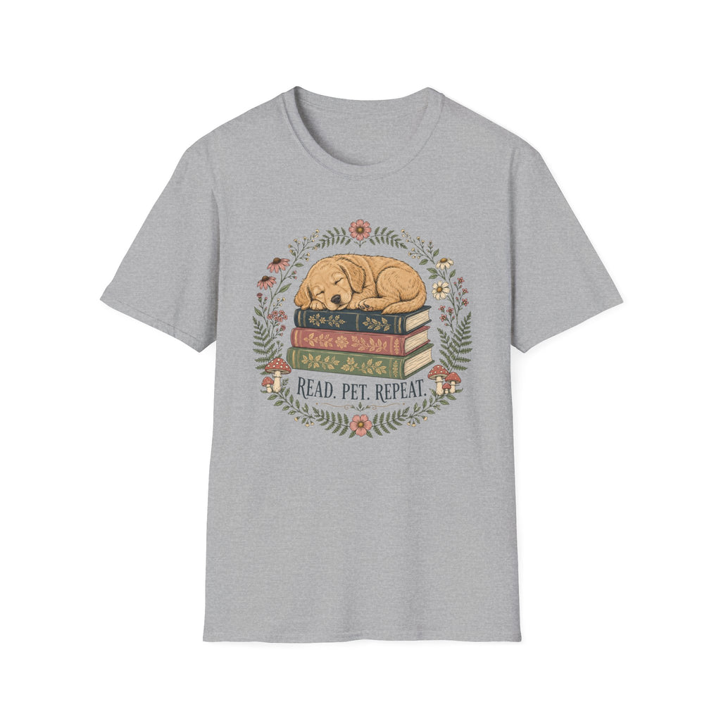 'Read. Pet. Repeat.' T-Shirt