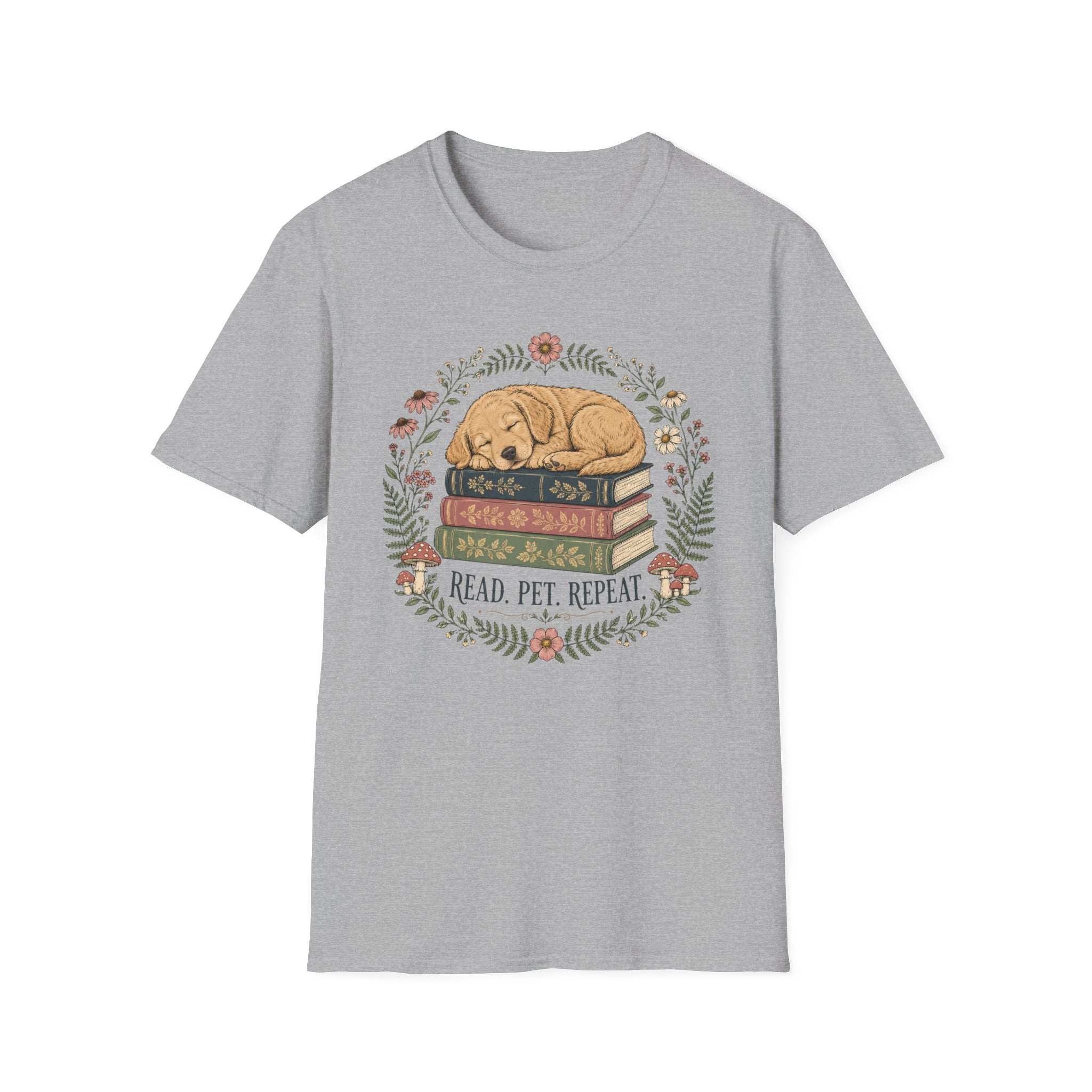 'Read. Pet. Repeat.' T-Shirt