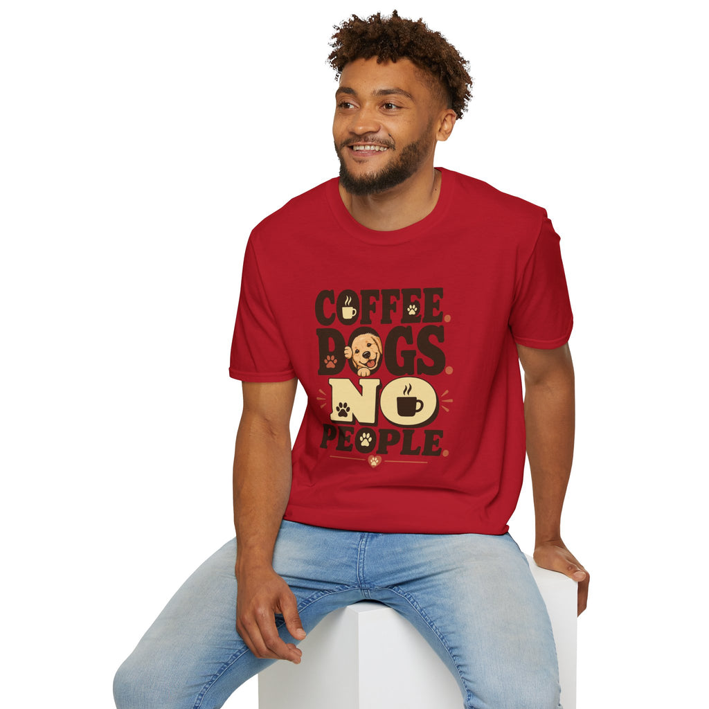 Coffee. Dogs. No People. T-Shirt