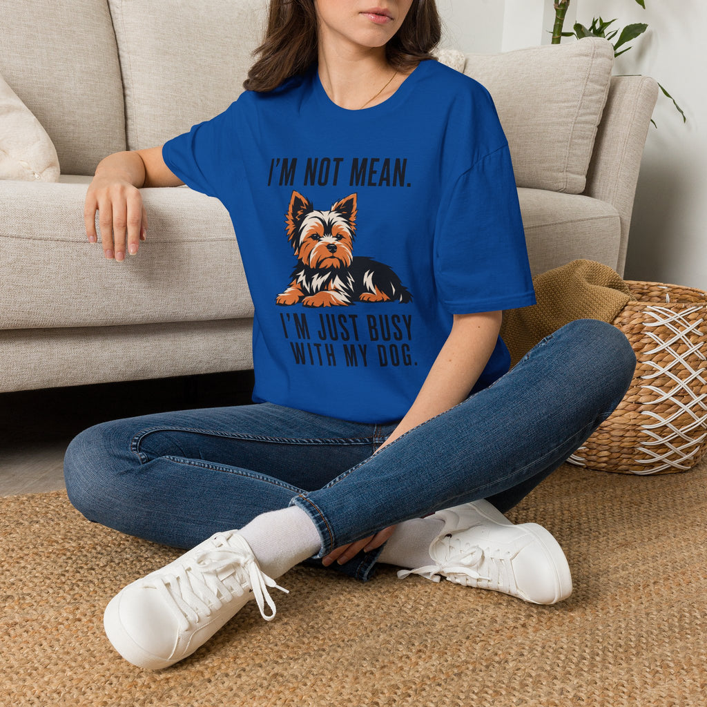 I’m Not Mean Yorkie T-Shirt
