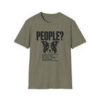 "People?" Border Collie T-shirt