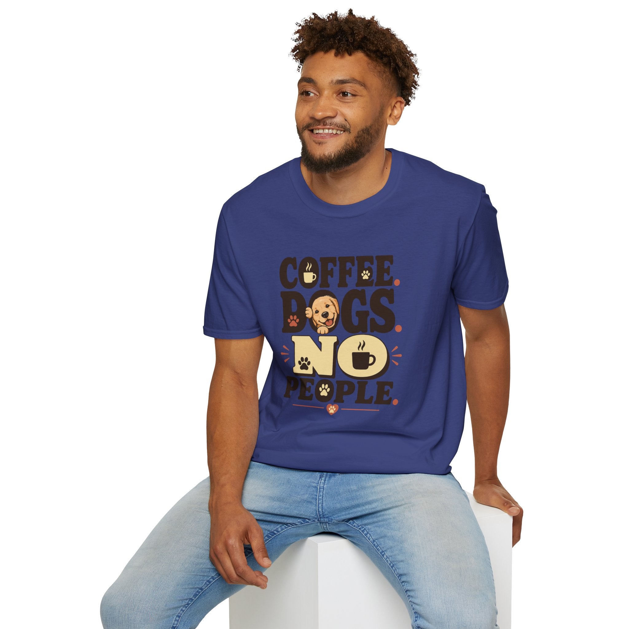 Coffee. Dogs. No People. T-Shirt