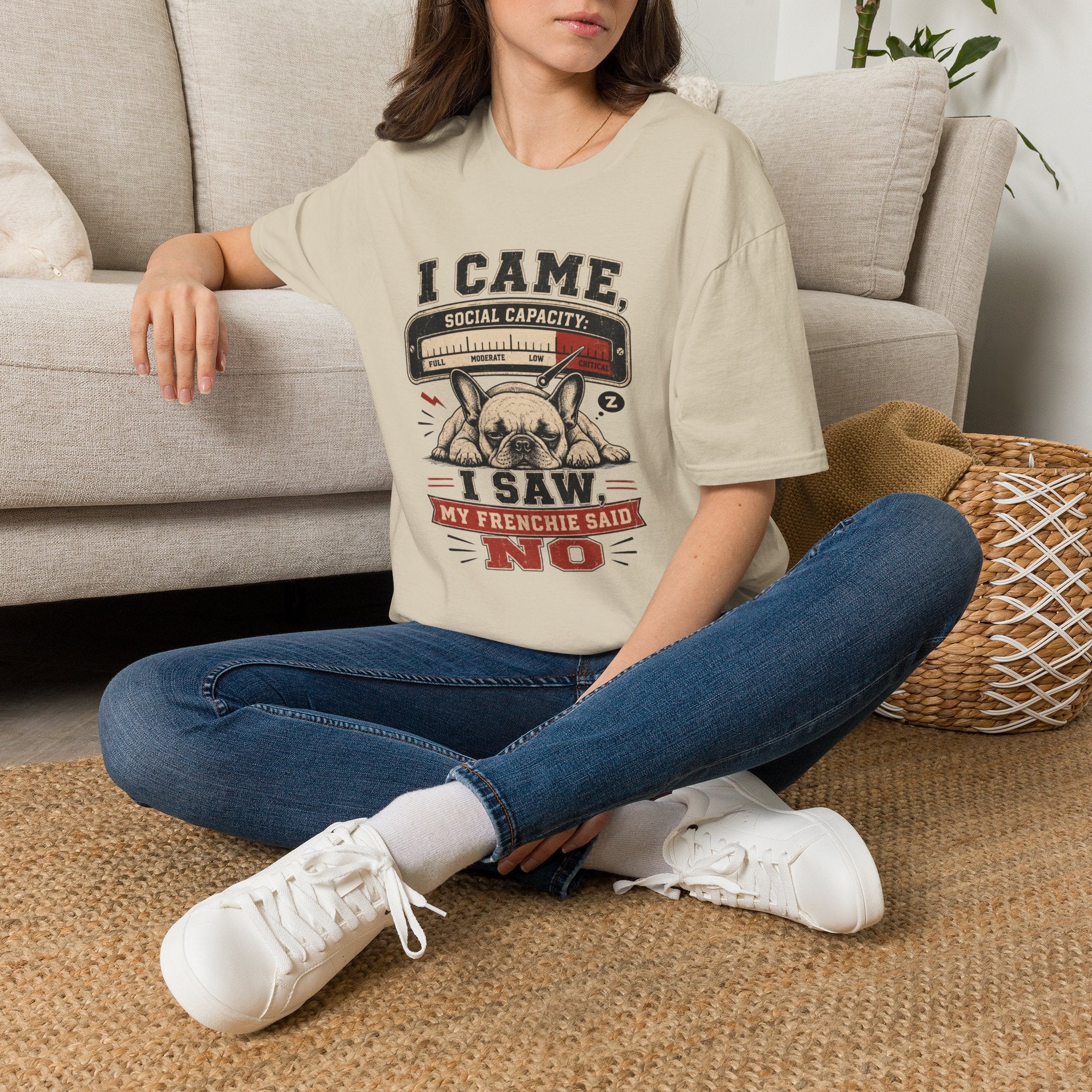 I Came I Saw Frenchie T-Shirt