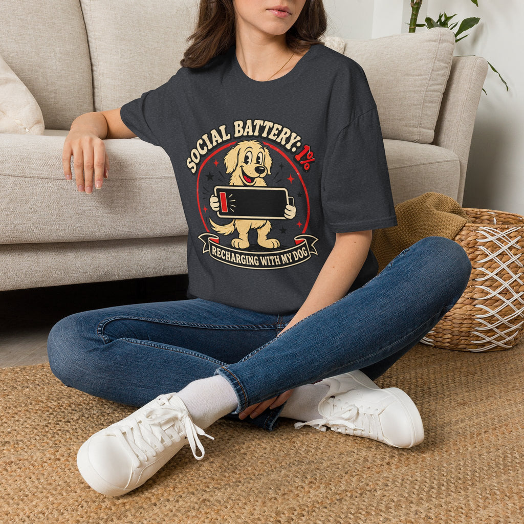 Social Battery 1% T-Shirt