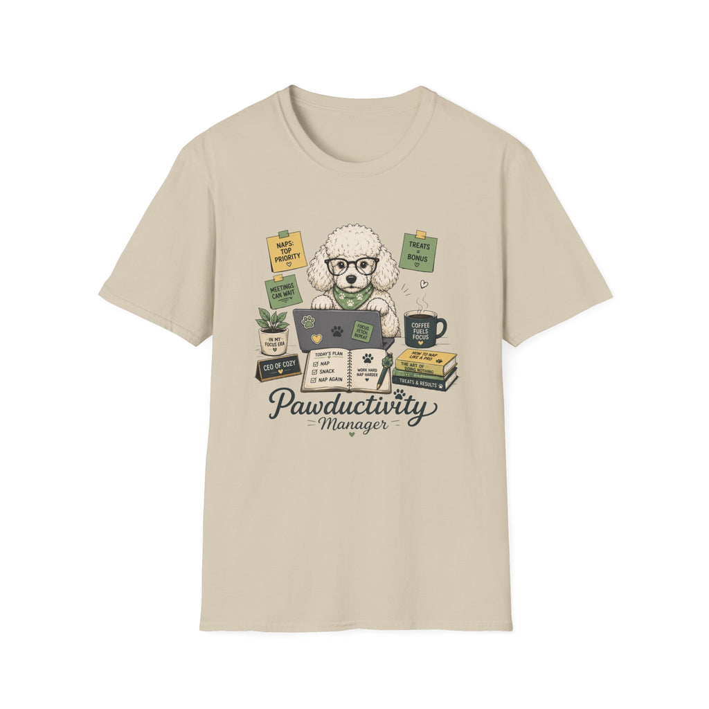 Pawdcutivity Poodle T-Shirt